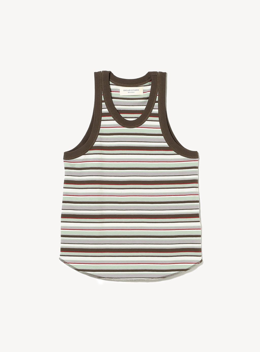 トップス MULTI BORDER TANKTOP Multi Border Tank Top