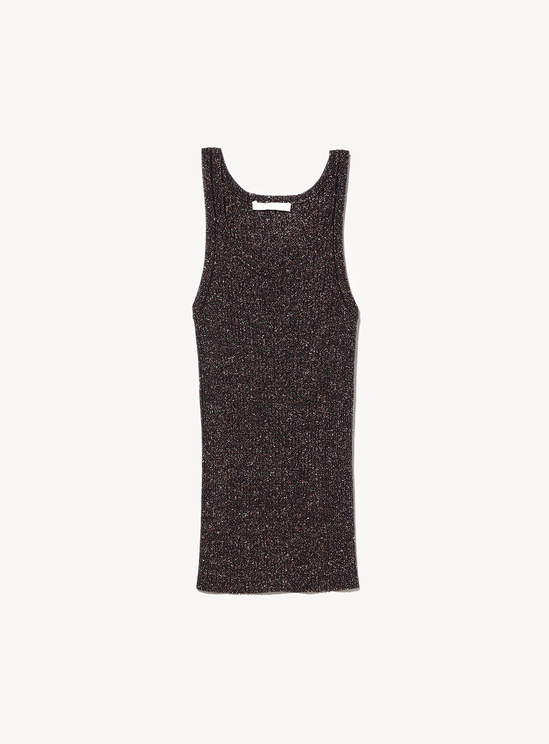 A navy with copper and silver glitter tank top full length tank top.
