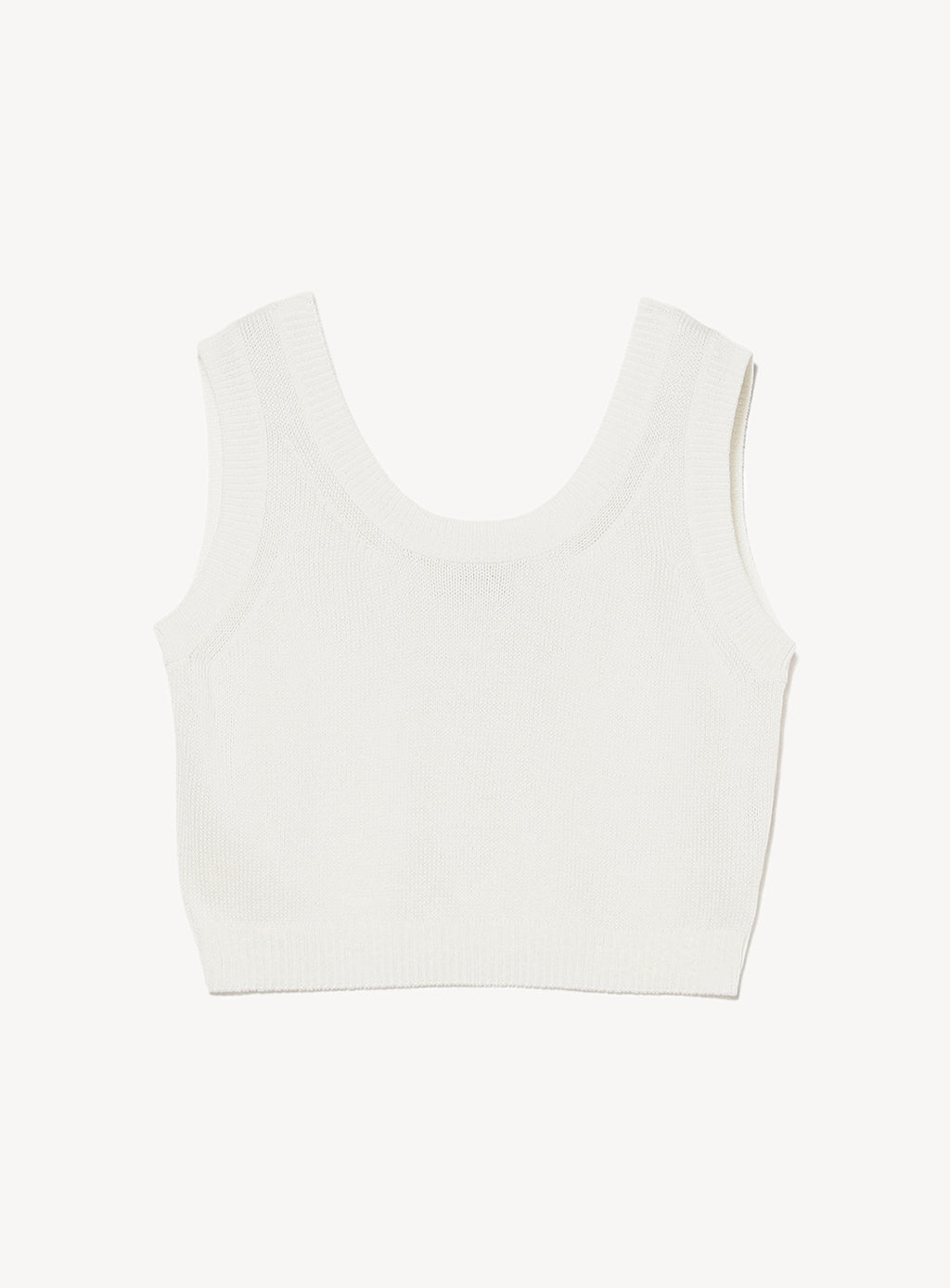 トップス kotohayokozawa DOCKING KNIT TANK Cropped Knit Tank