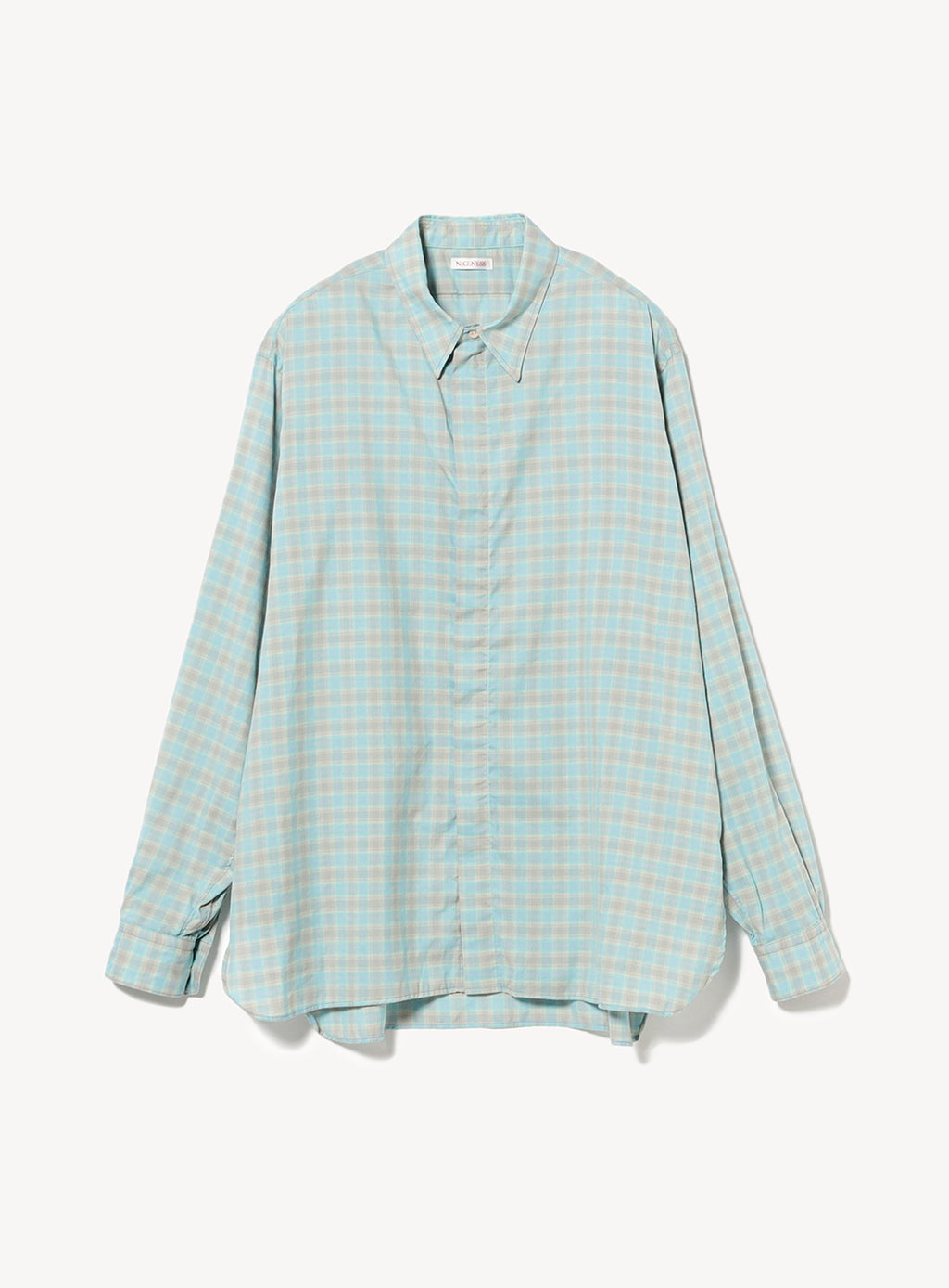 トップス ROLL UP GINGHAM CHECK SHIRT 25SS ROLL UP GINGHAM CHECK SHIRT（ロール アップ ギンガム チェック