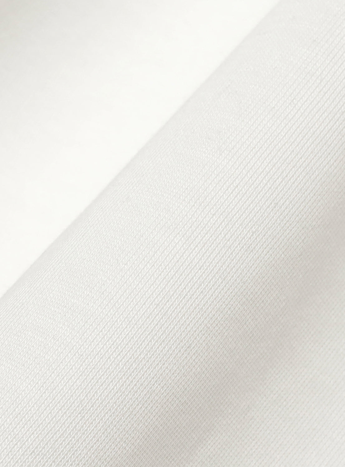 Up close image of t-shirt fabric.