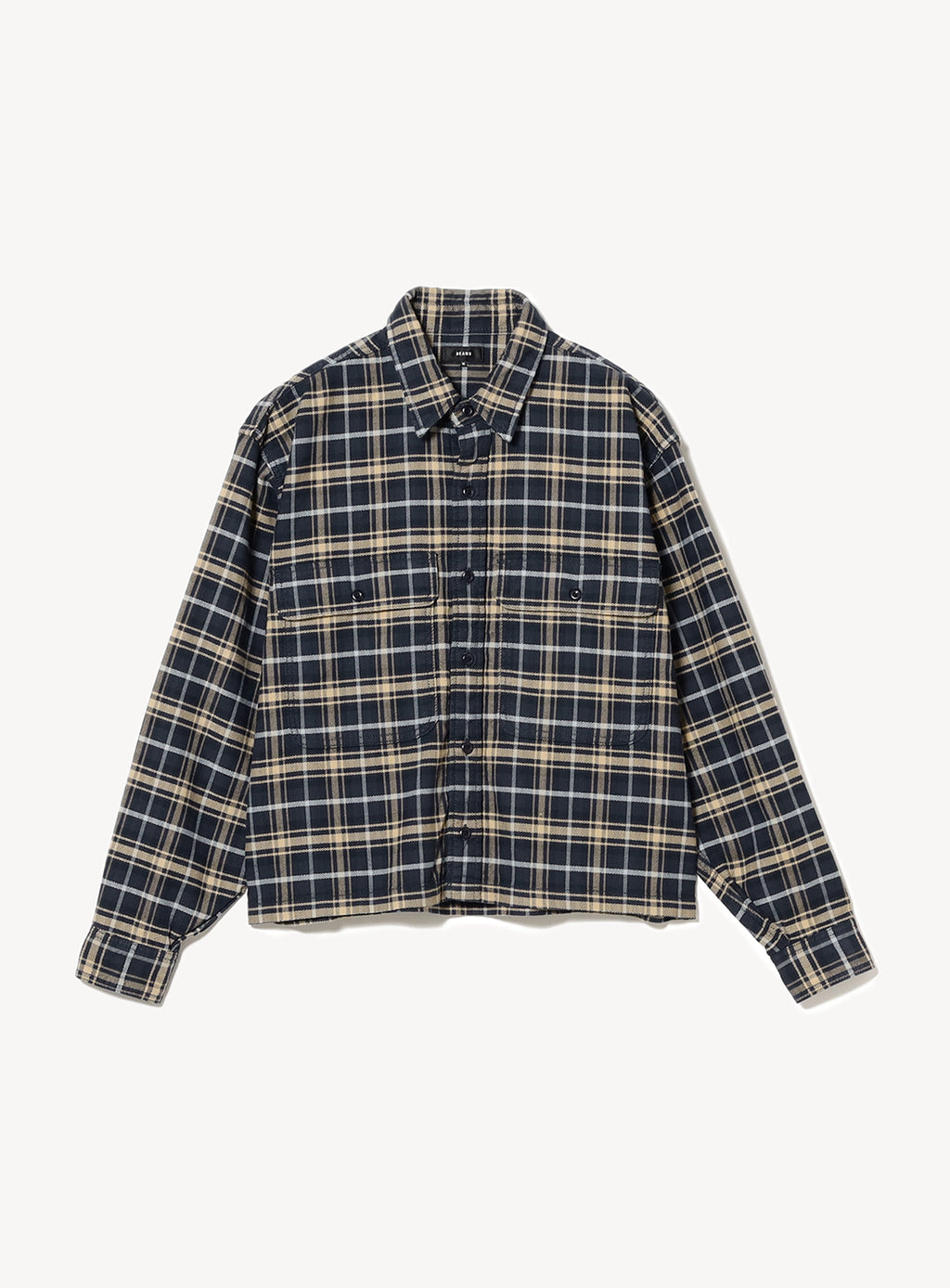 トップス I am dork big BD shirts brown check 01 Dickies Shirts: Men's WS22A-BD Brown Duck Short Sleeve Tri