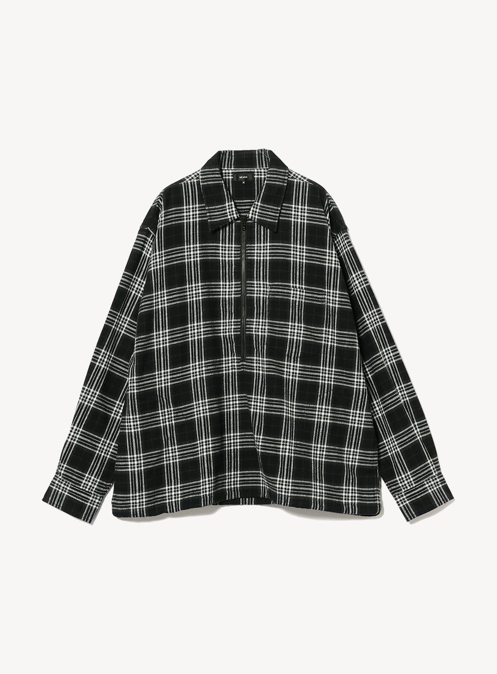 Half Zip Check Shirt Half Zip Check Shirt