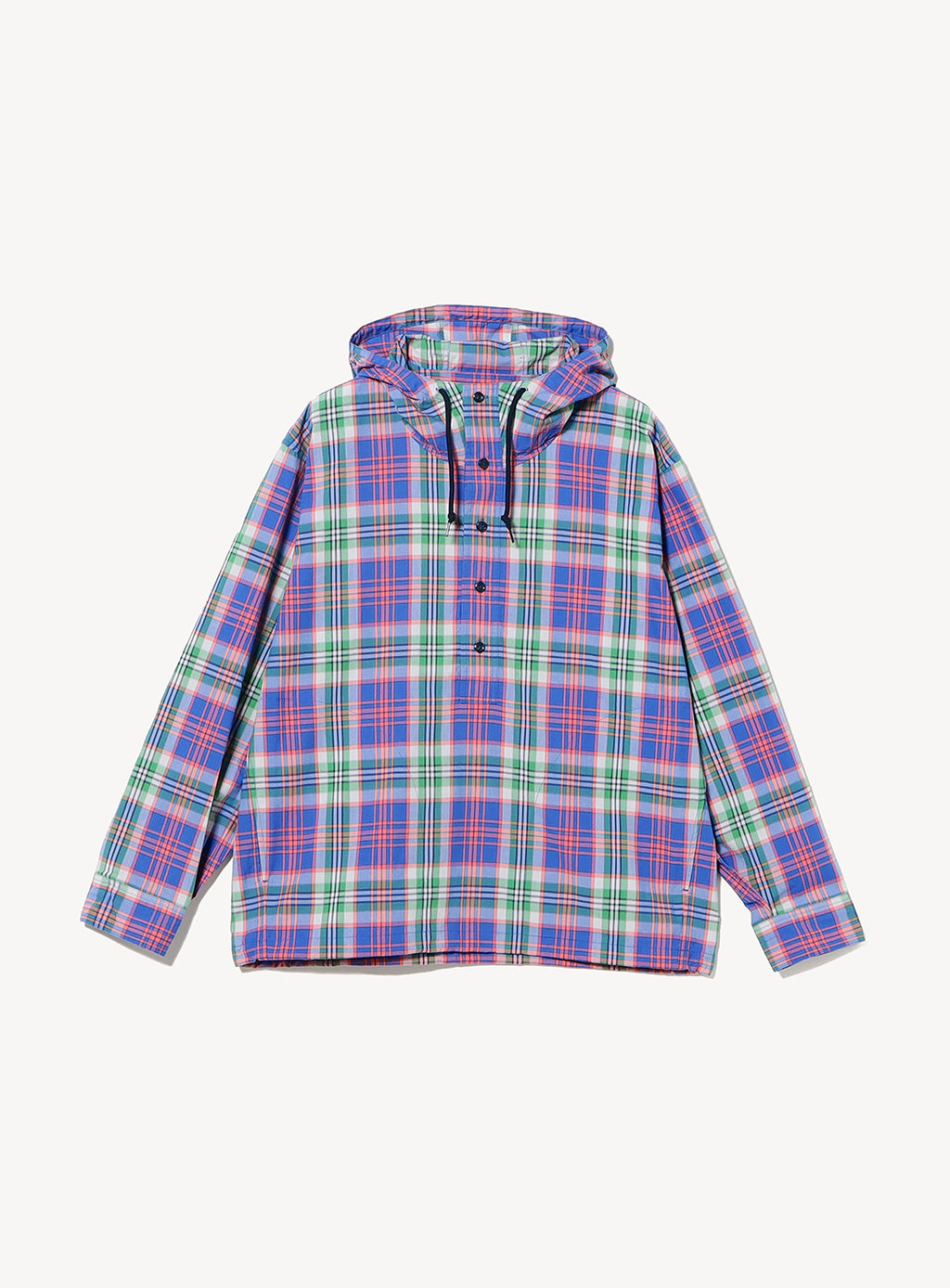 Check Hooded Shirt