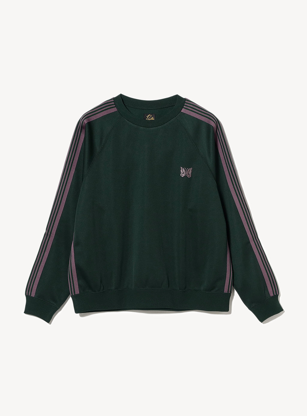 トップス (M) NeedlesTrackCrewNeckShirt Dark Green Track Crewneck Shirt