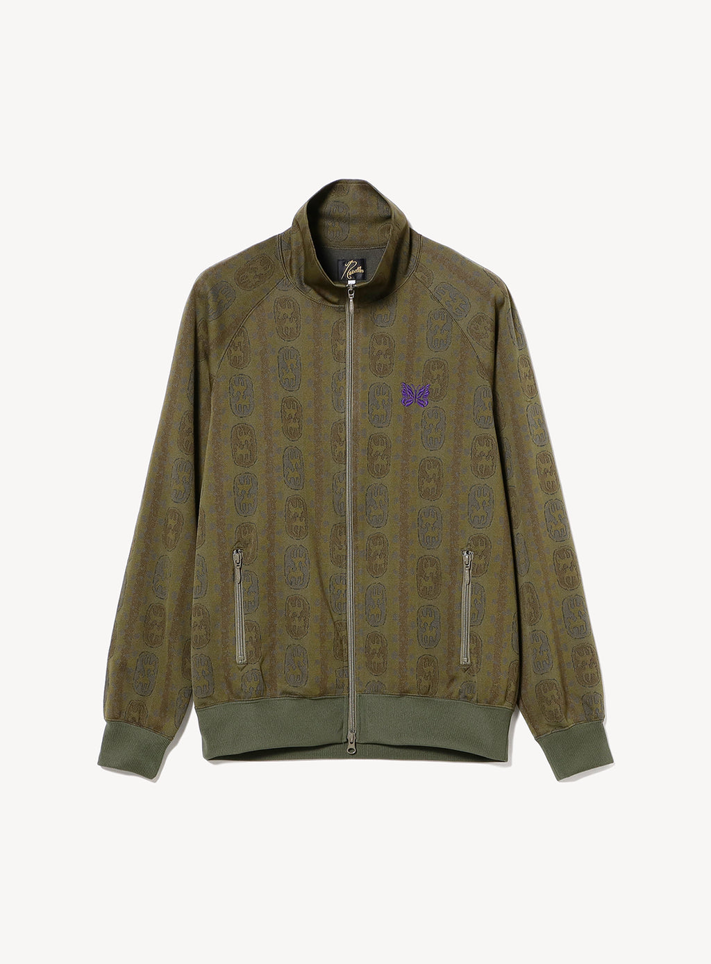 NEEDLES × BEAMS / Fleece Track Jacket L Poly Jacquard Track Jacket