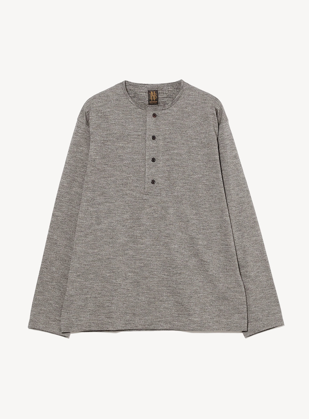 トップス 26SS BATONER SLUB MIX SLEEPING T-SHIRT Slub Mix Sleeping Long Sleeve T-Shirt