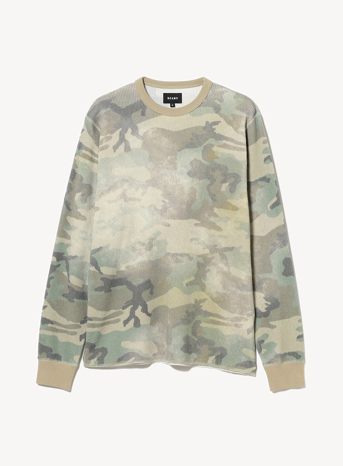 Printed Thermal Crewneck T-Shirt