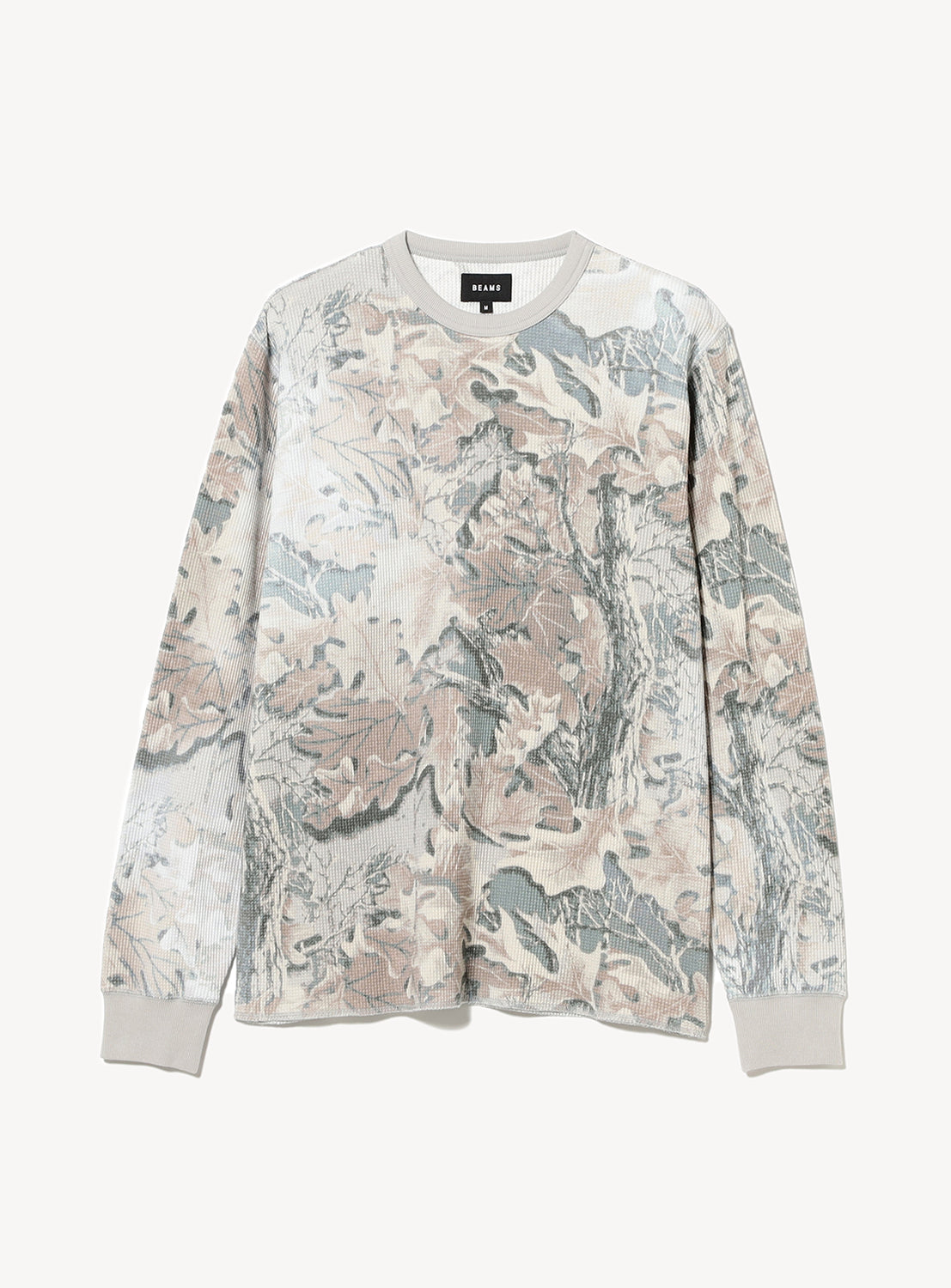 Printed Thermal Crewneck T-Shirt