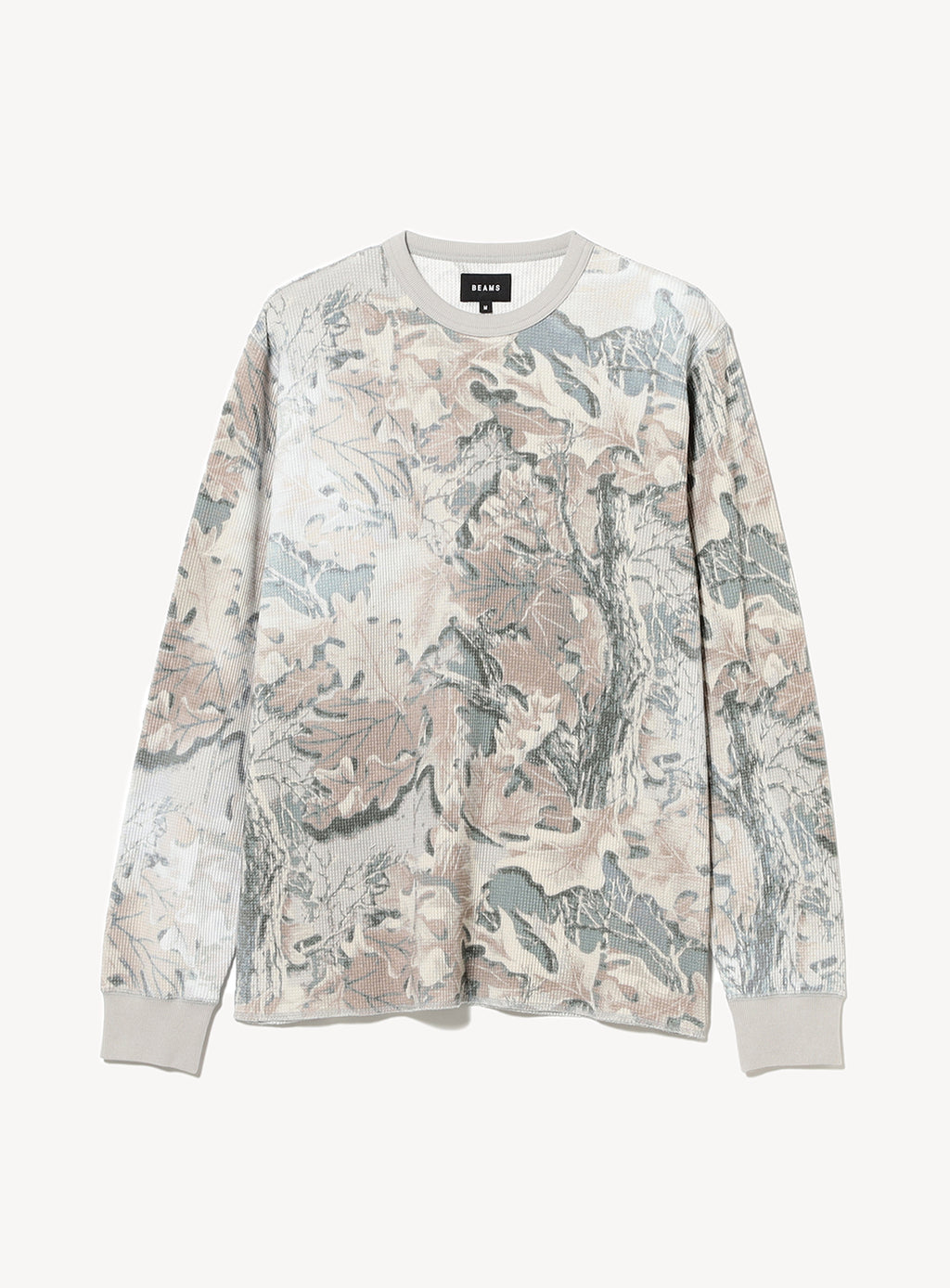 Printed Thermal Crewneck T-Shirt