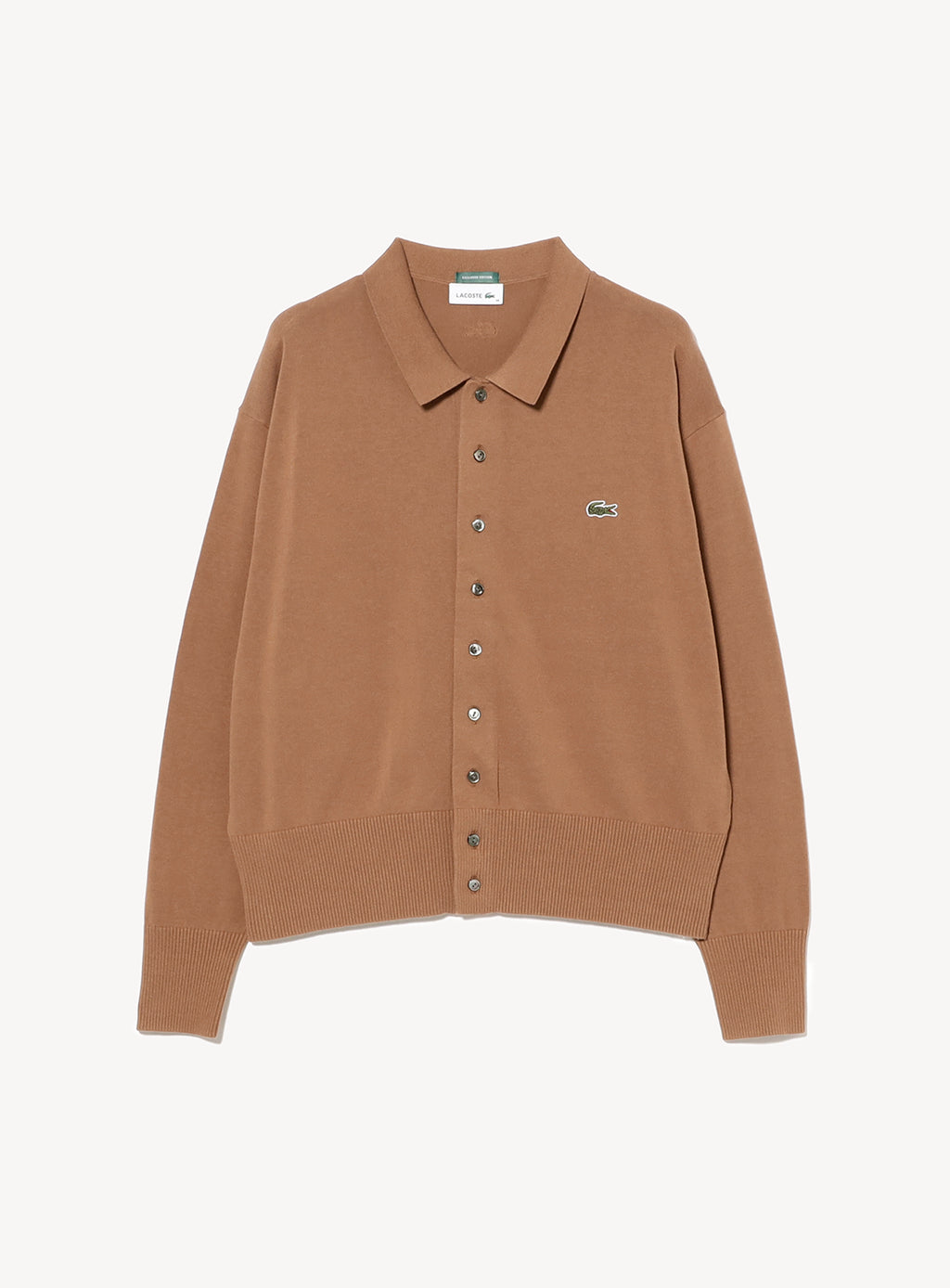 LACOSTE for BEAMS 別注 Wool Cardigan ラコステ Exclusive] LACOSTE x BEAMS BOY Polo Cardigan