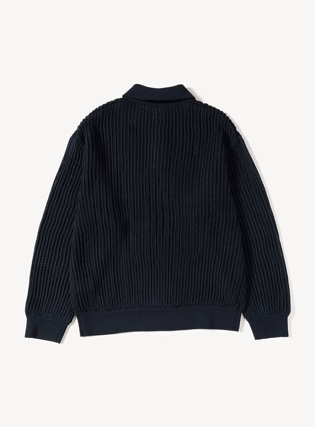 Mesh Knit Polo Shirt