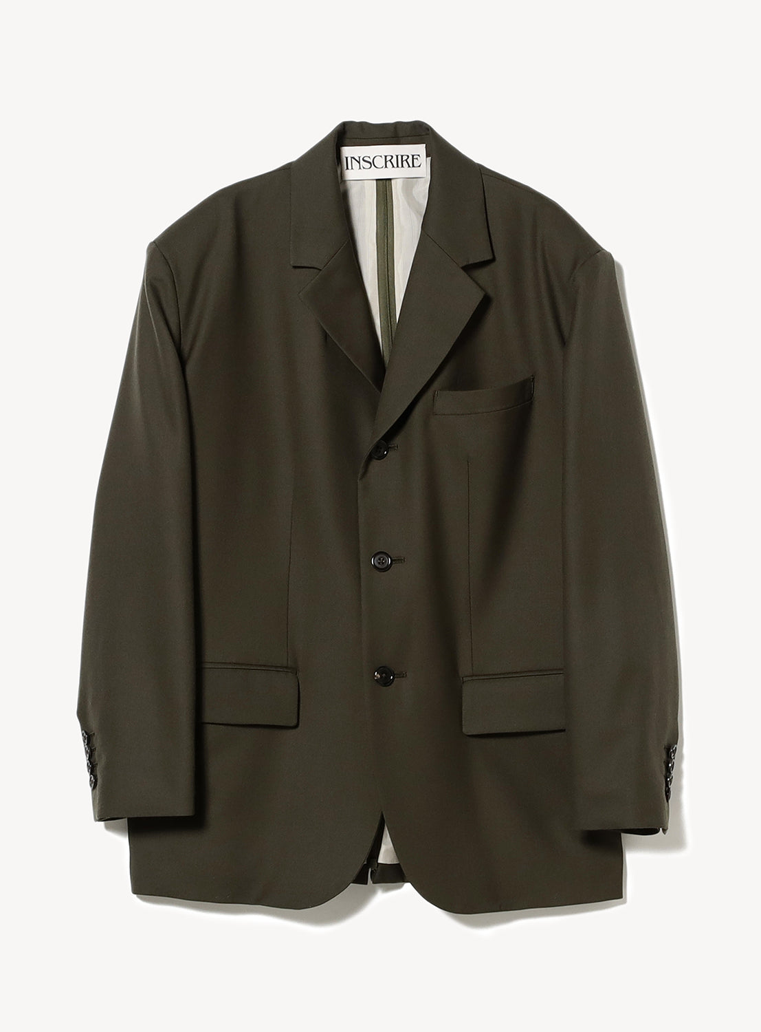 Wool Back Open Jacket