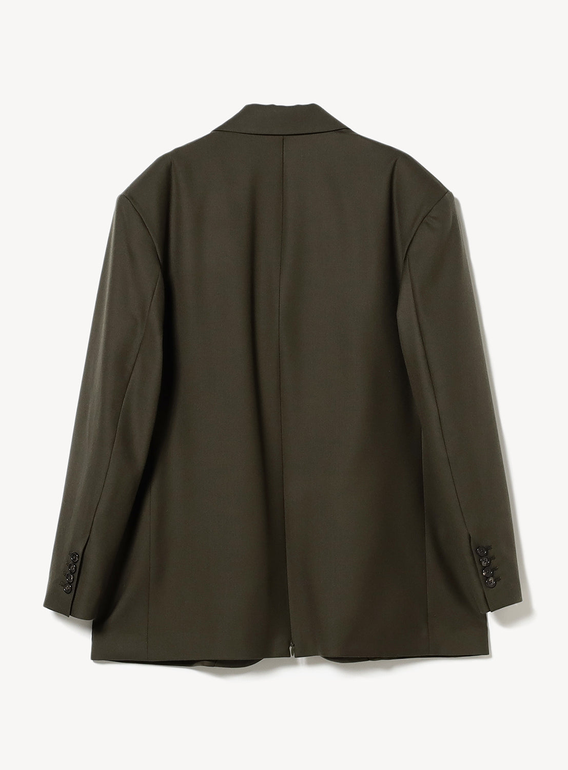 Wool Back Open Jacket