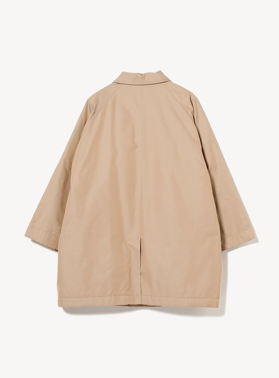 Chambray Stand Collar Coat