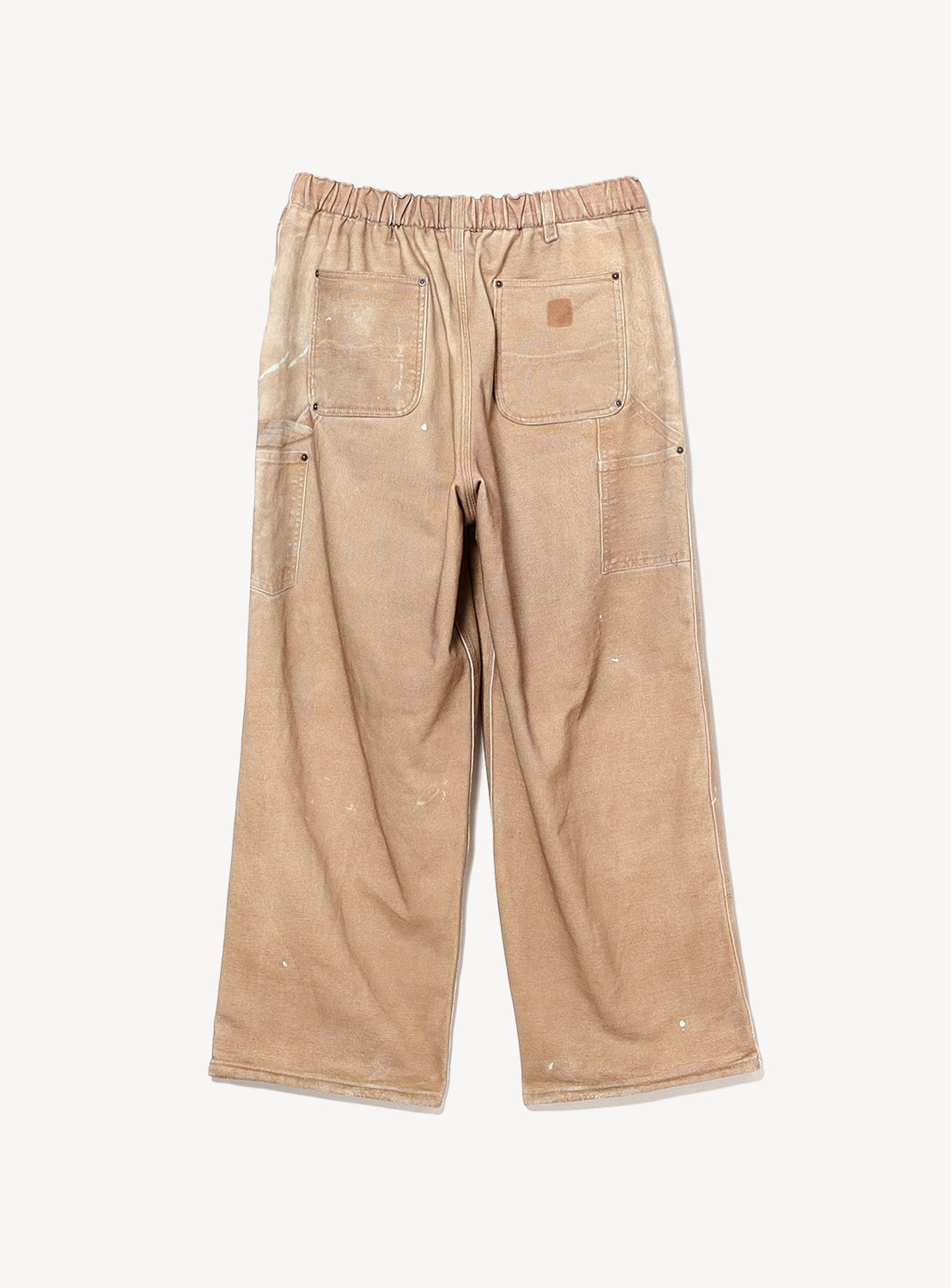 Mock Print Double Knee Sweatpants