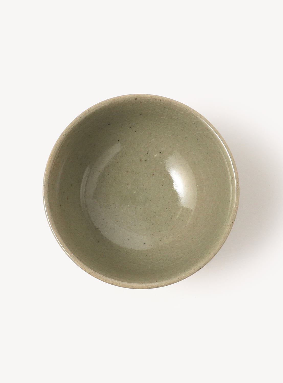 Inside of the Japanese ceramic bowl.