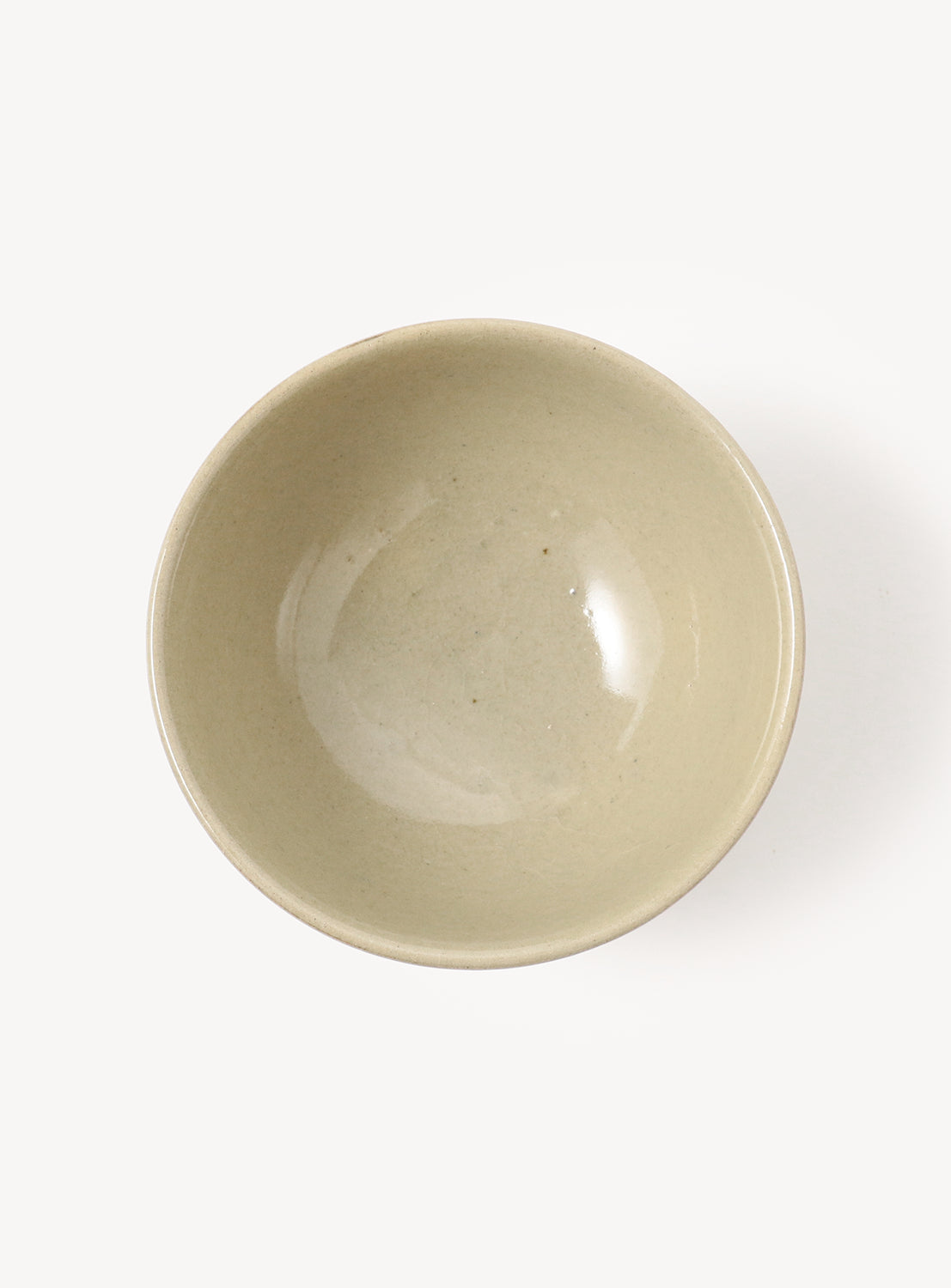 Inside of the Japanese ceramic bowl.