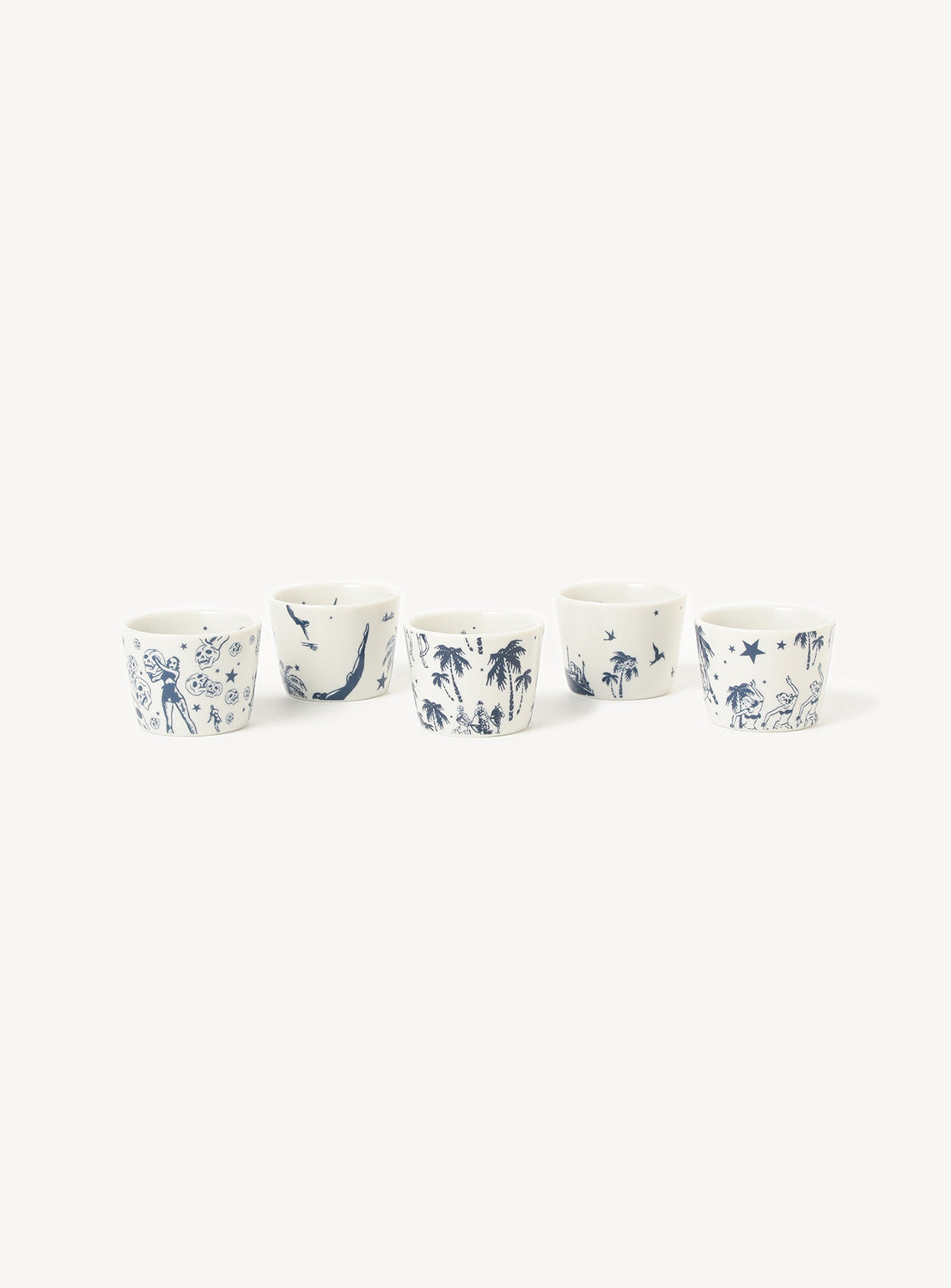 Skull Sake Cup 5 Set