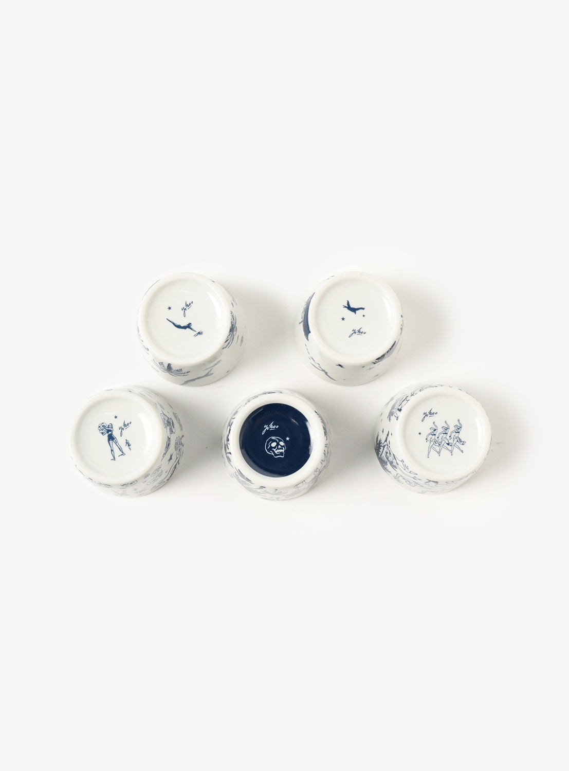 Skull Sake Cup 5 Set