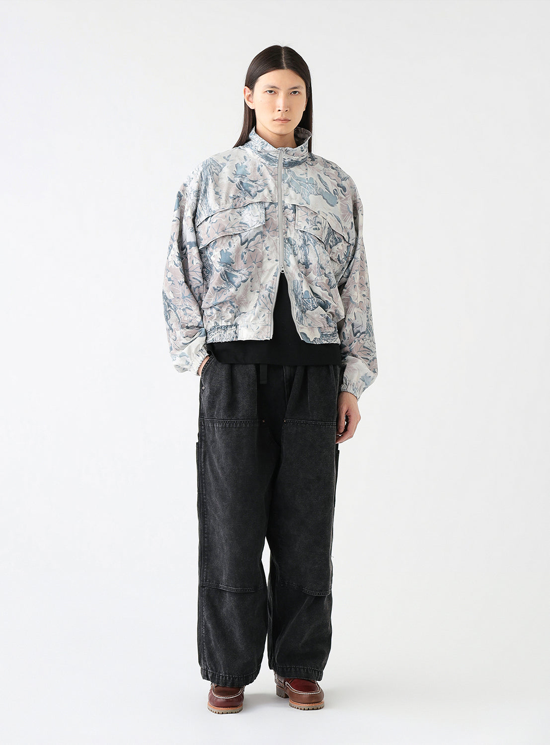 All-Over Pattern Wading Blouson