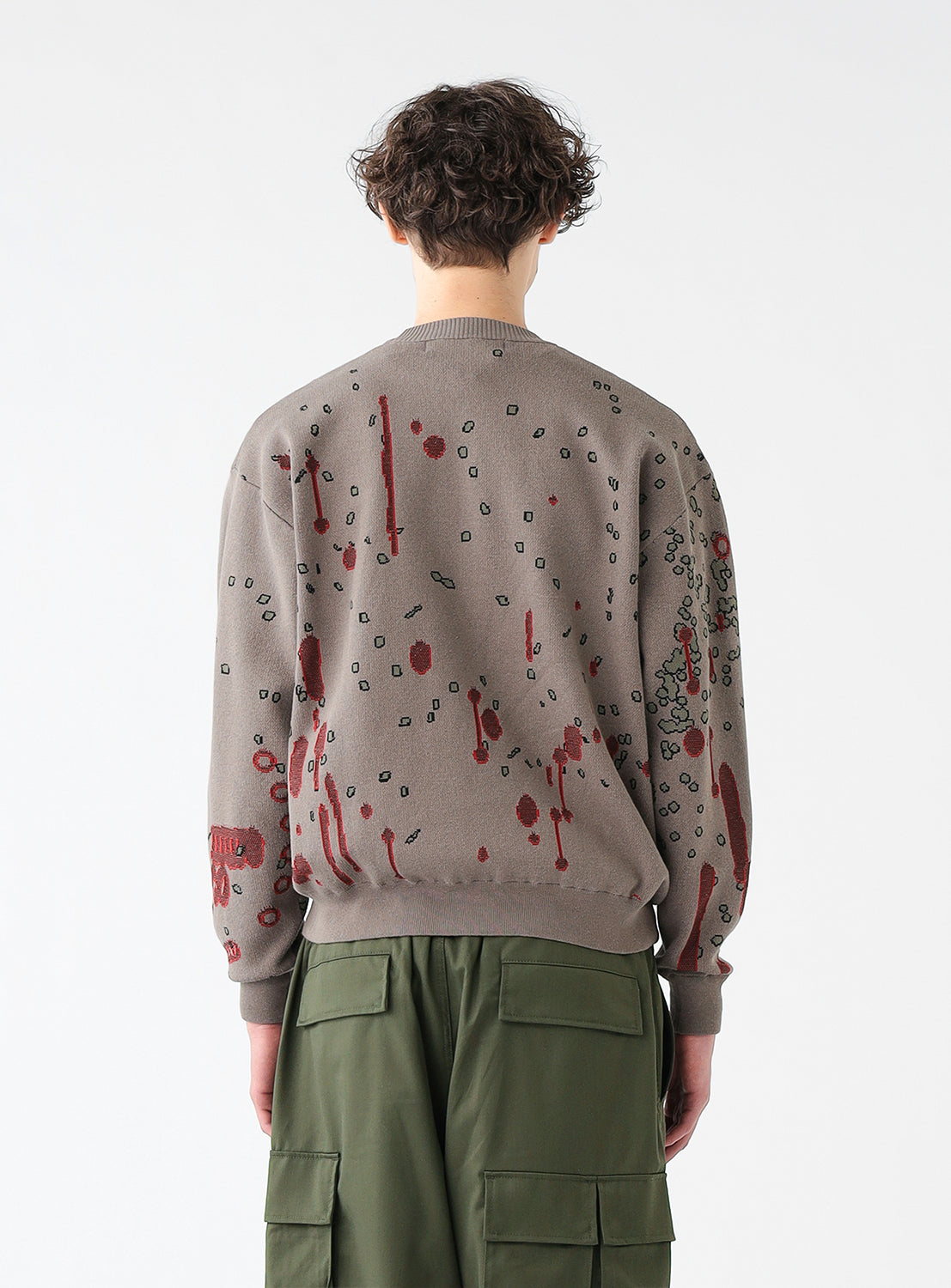 Jacquard Cotton Sweater