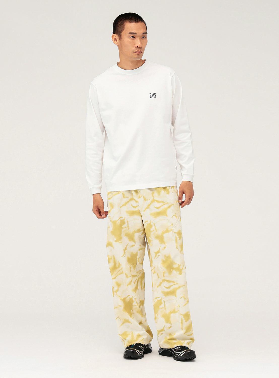 Camo Printed Zip Easy Pants