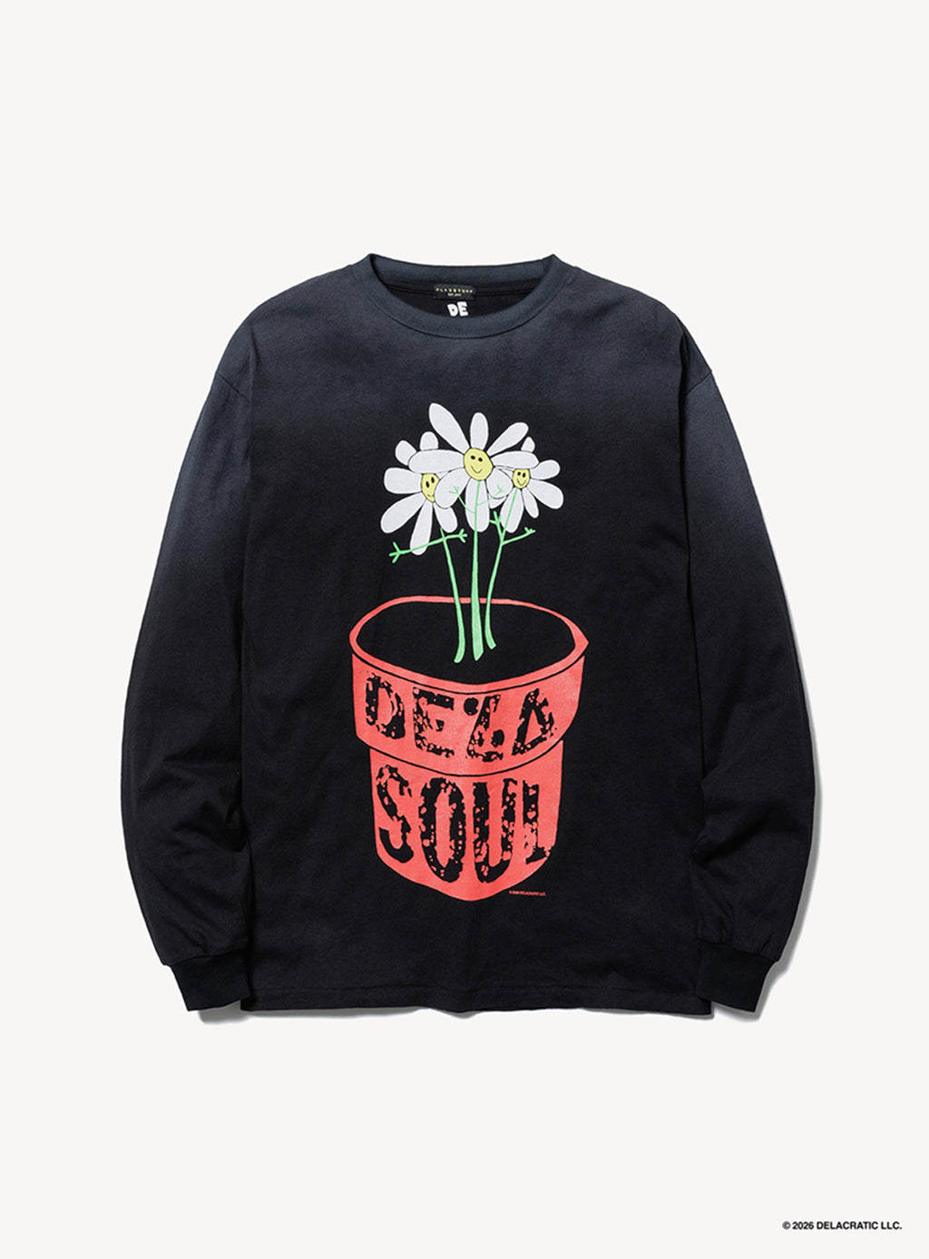 F-LAGSTUF-F × De La Soul 'Flower' Long Sleeve T-Shirt