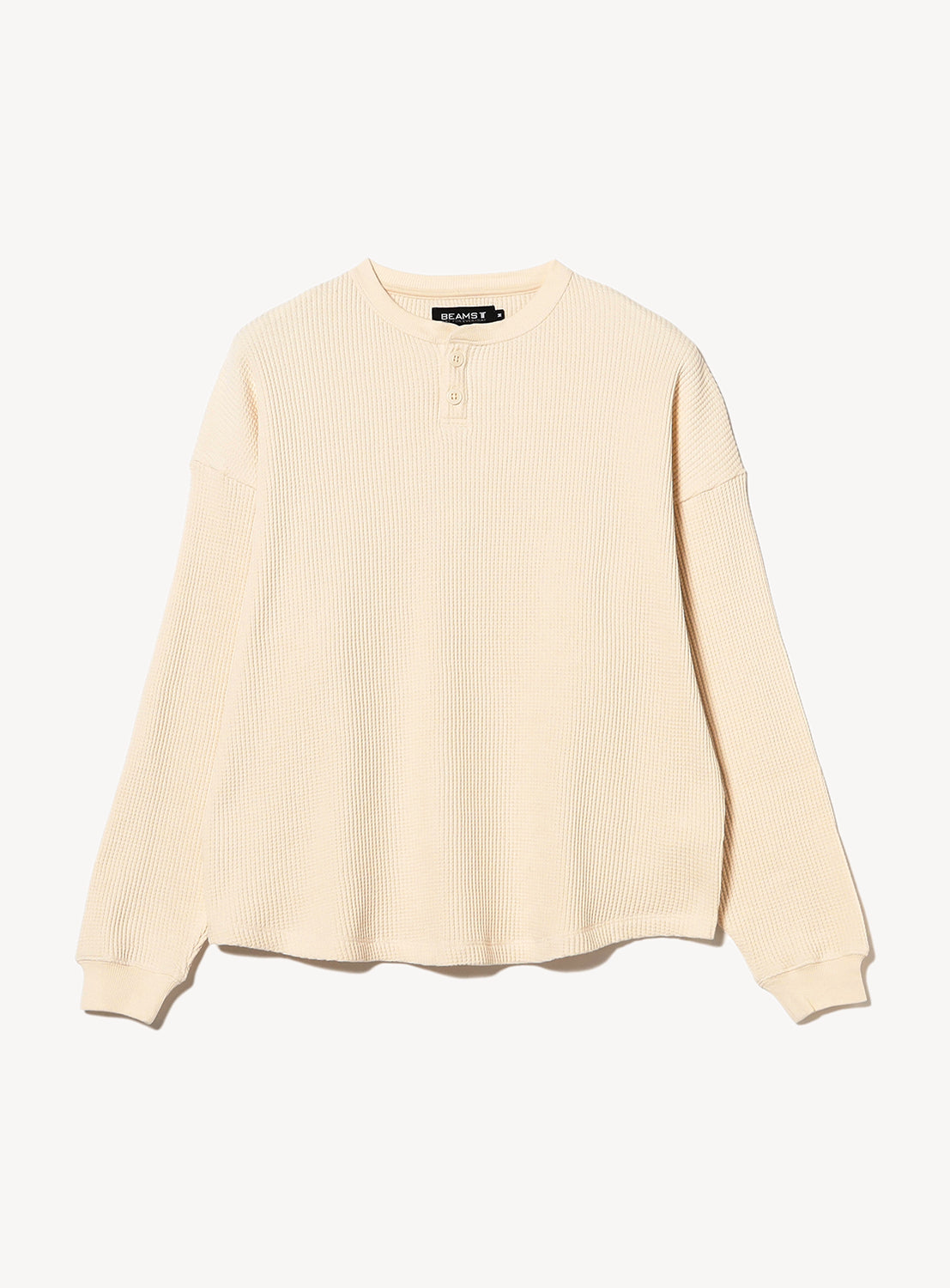 Waffle Henley Long Sleeve