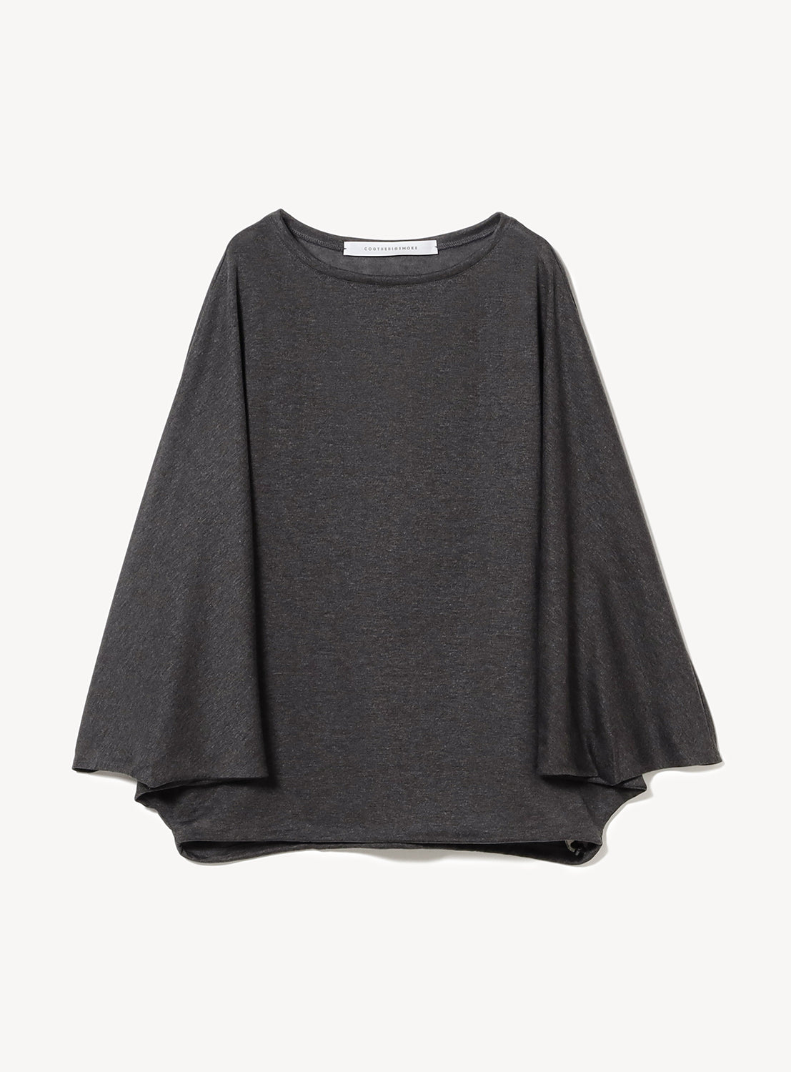 Dark gray oversized shirt.