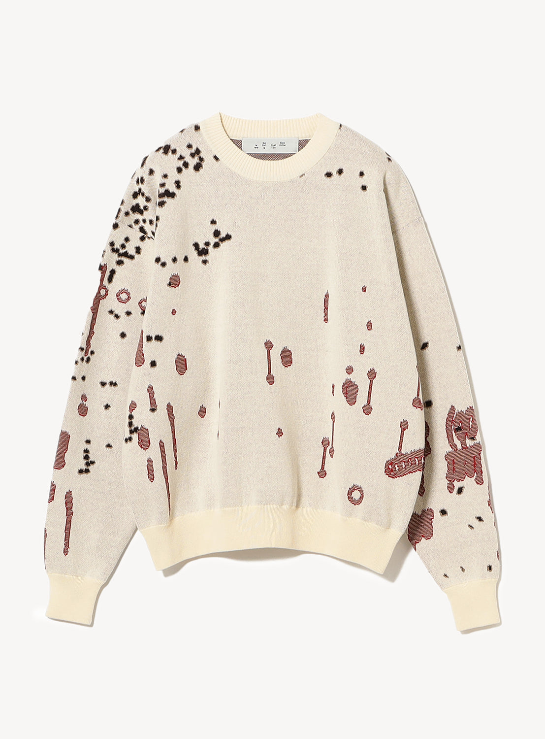 Jacquard Cotton Sweater