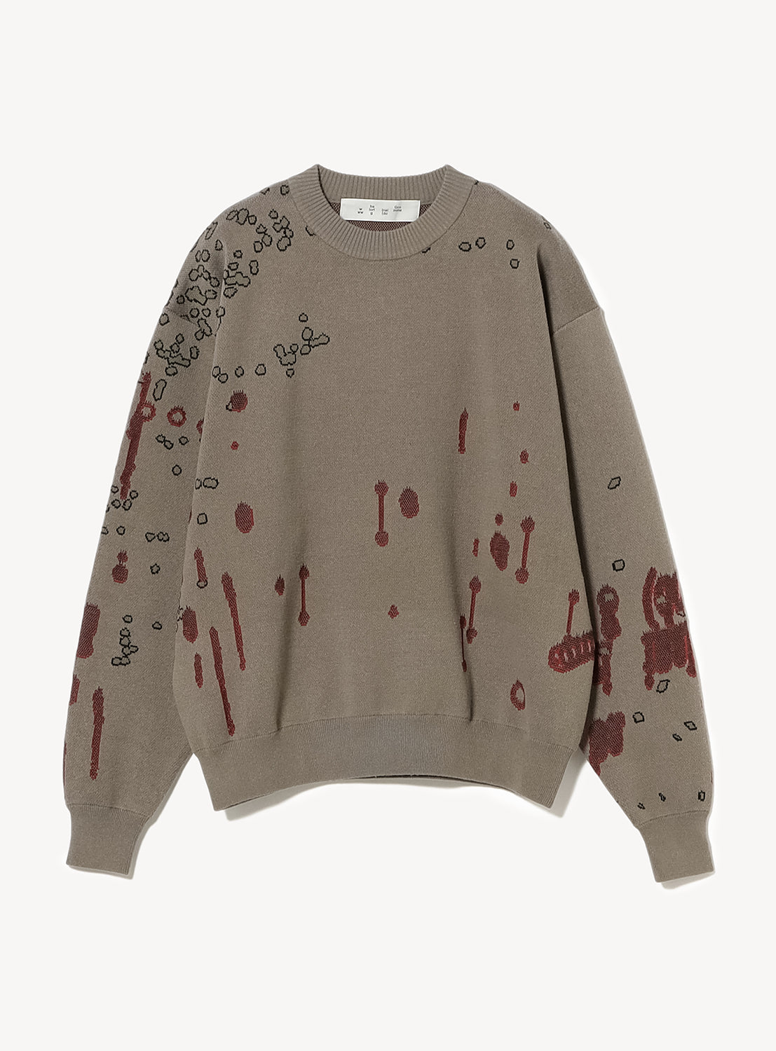Jacquard Cotton Sweater