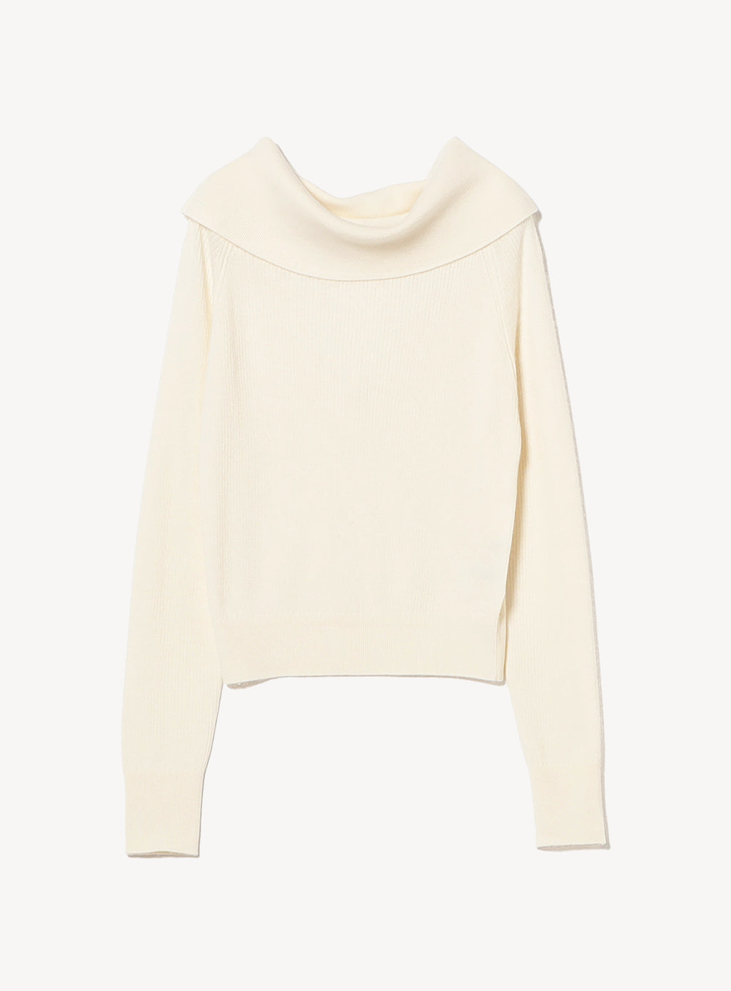 Ribbed Off The Shoulder Top