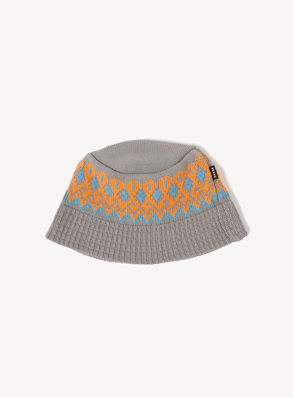 Fall Jacquard Knit Bucket Hat