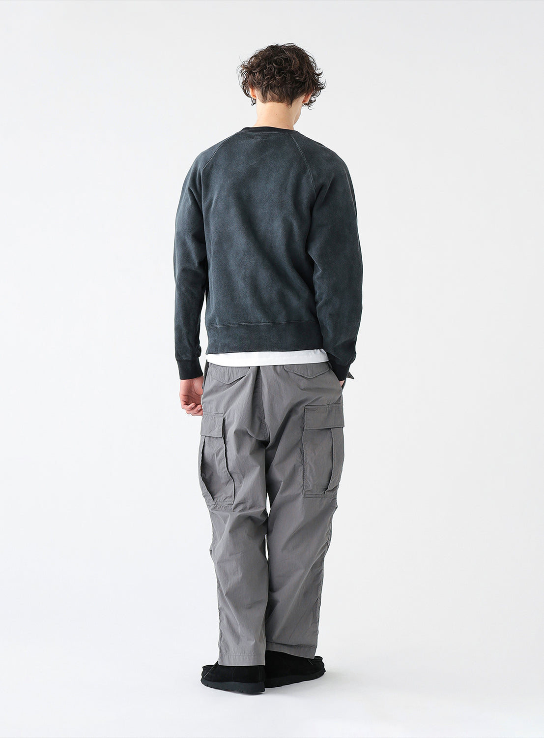 Fade Print Crewneck Sweatshirt