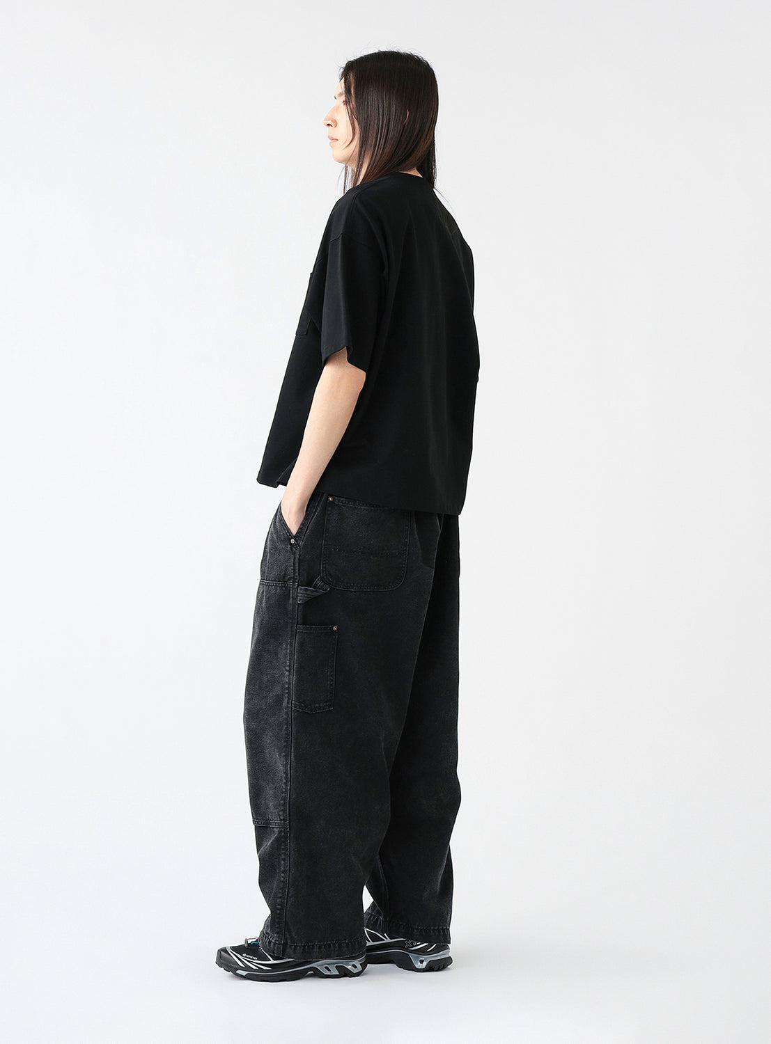 フェードダックダブルニーペインターパンツ
