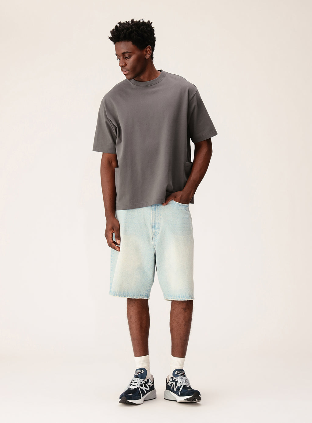 Damage Denim Shorts