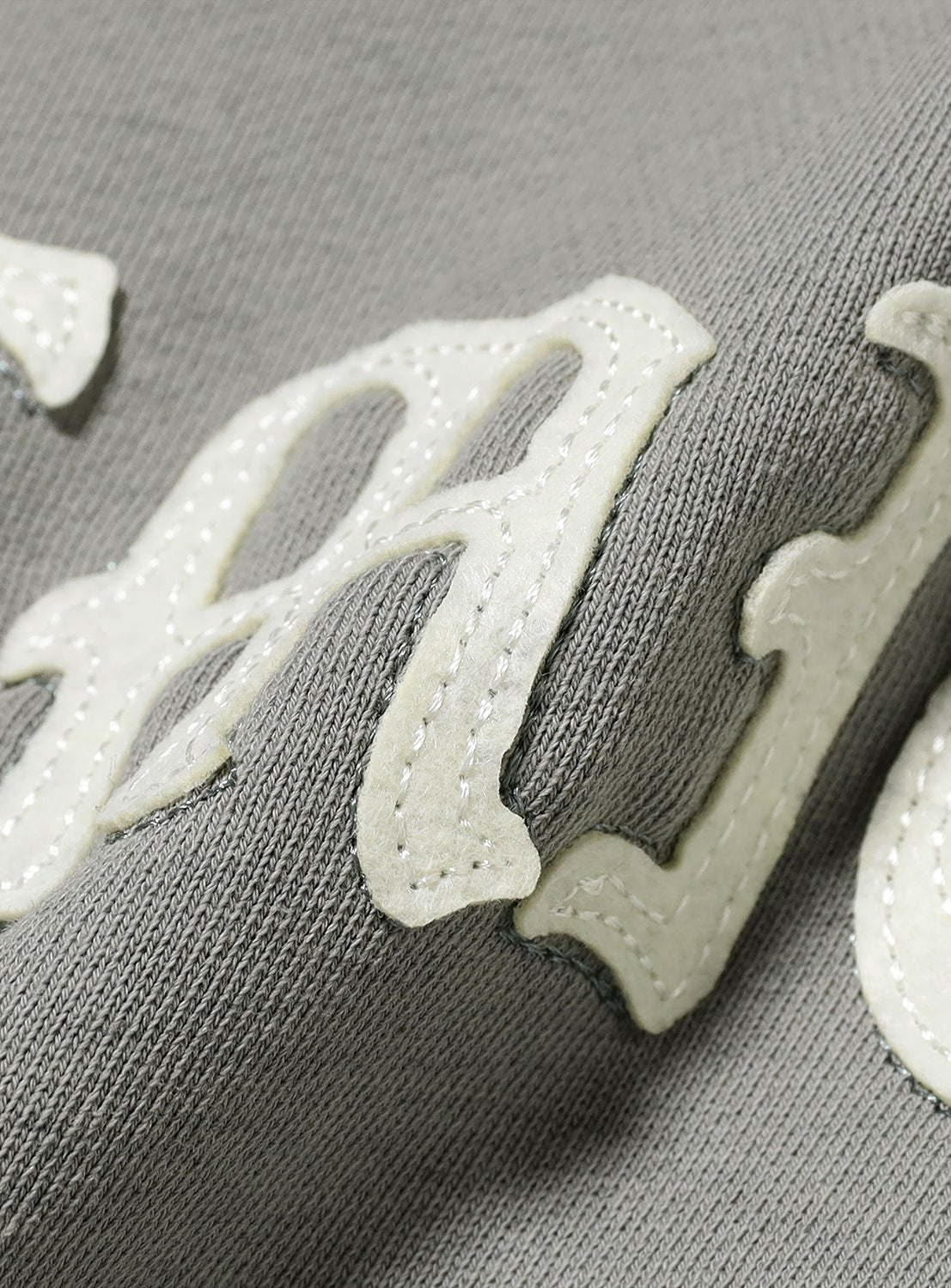Overdyed Print Half-Sleeve Sweatshirt