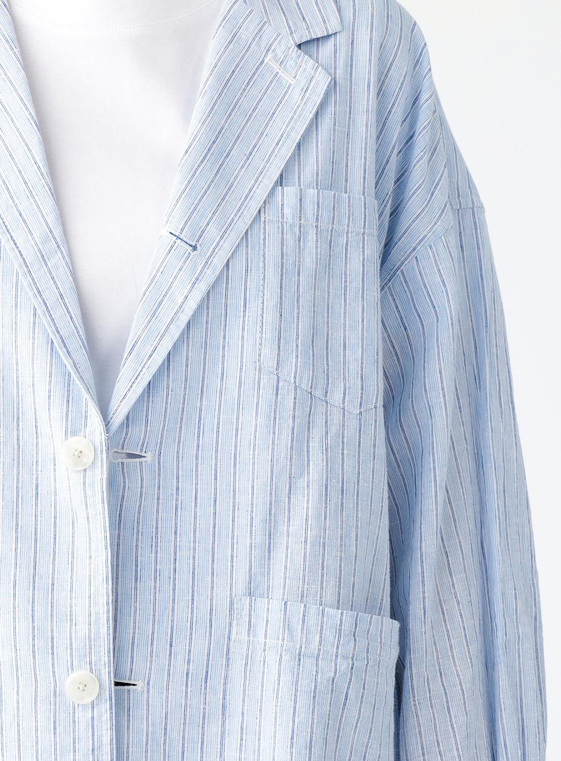 Stripe and Check Big Jacket