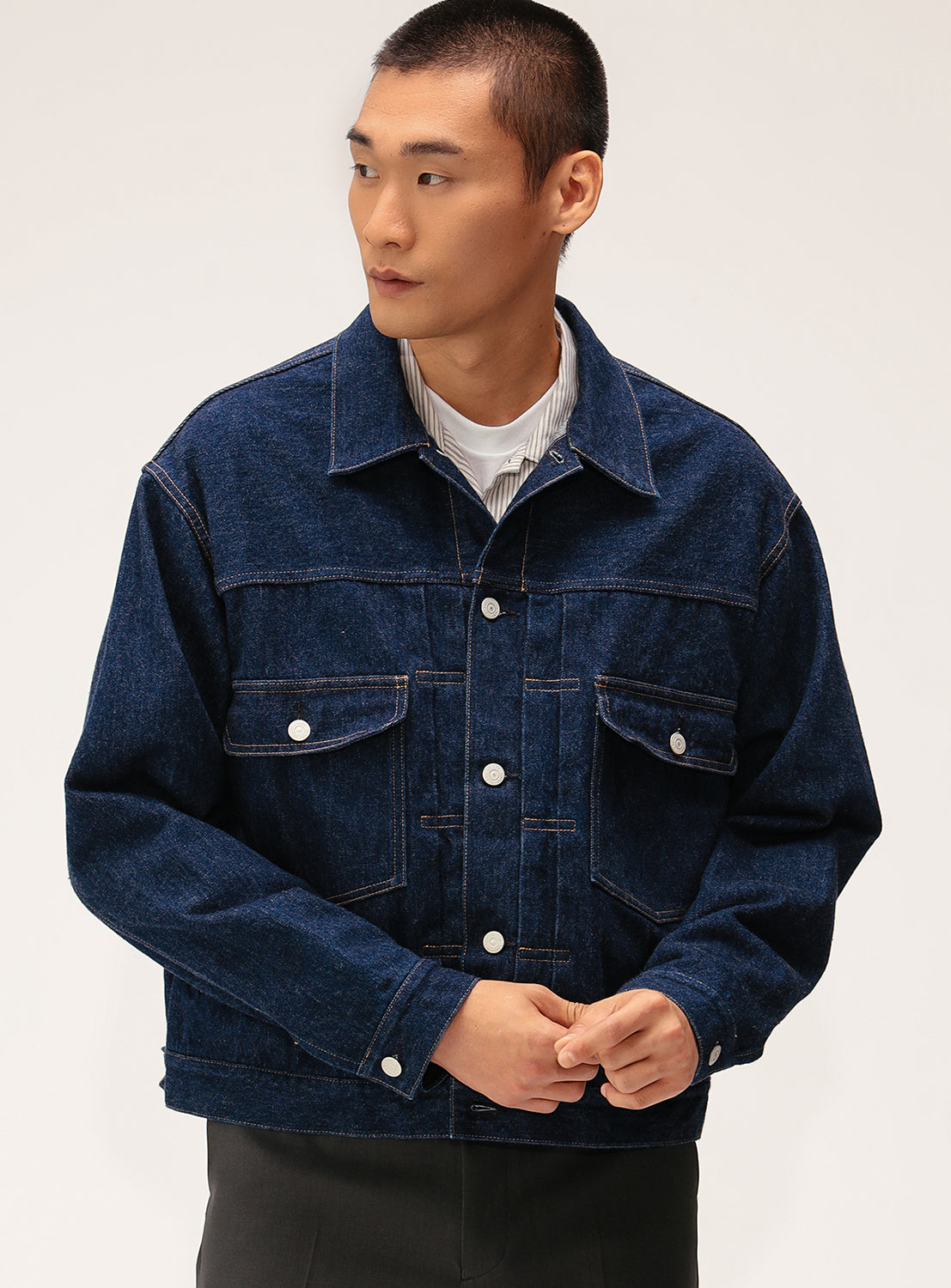 the A - Trucker Jacket One Wash