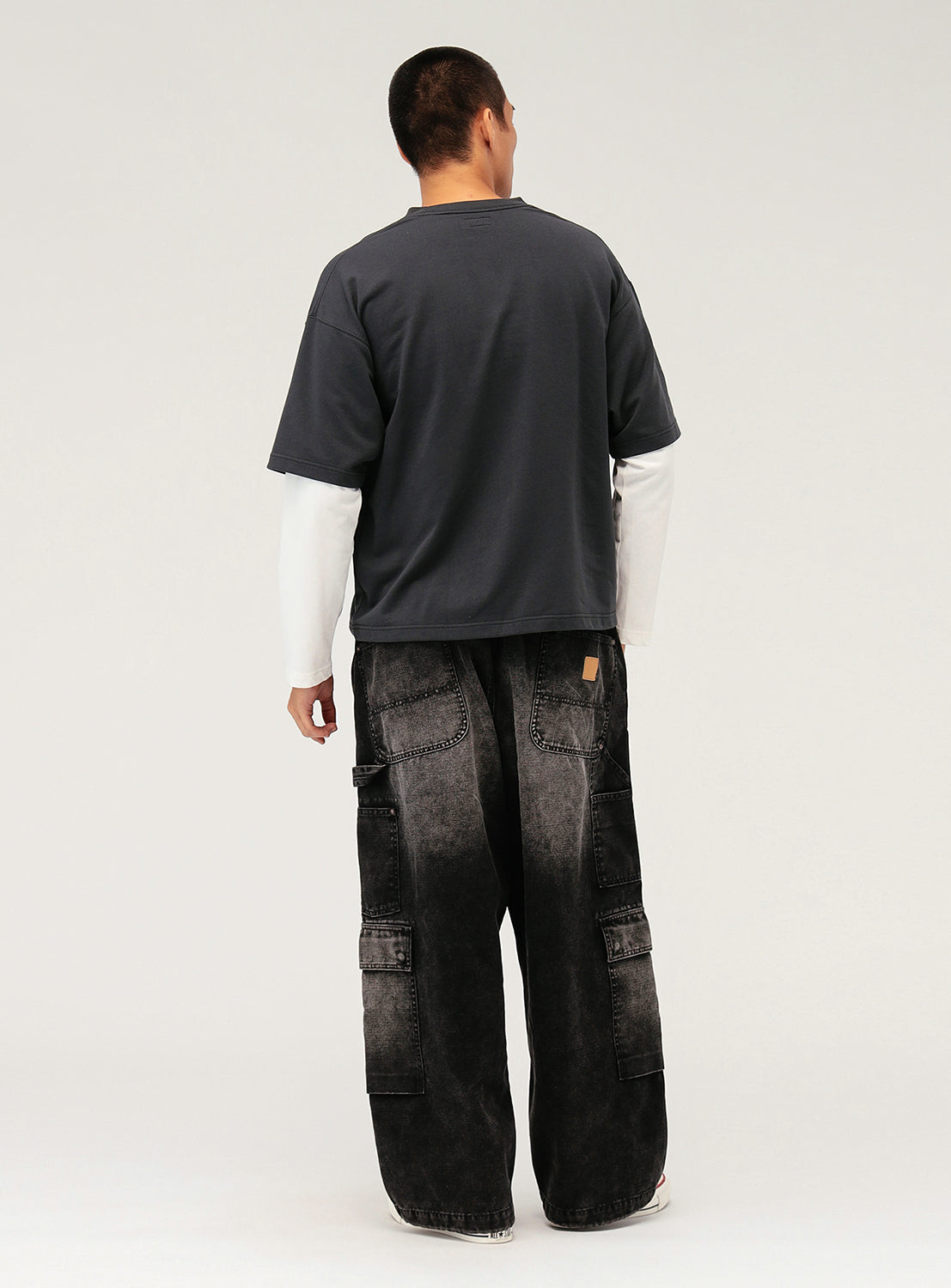 Wide Fit Layered Tee Shirt
