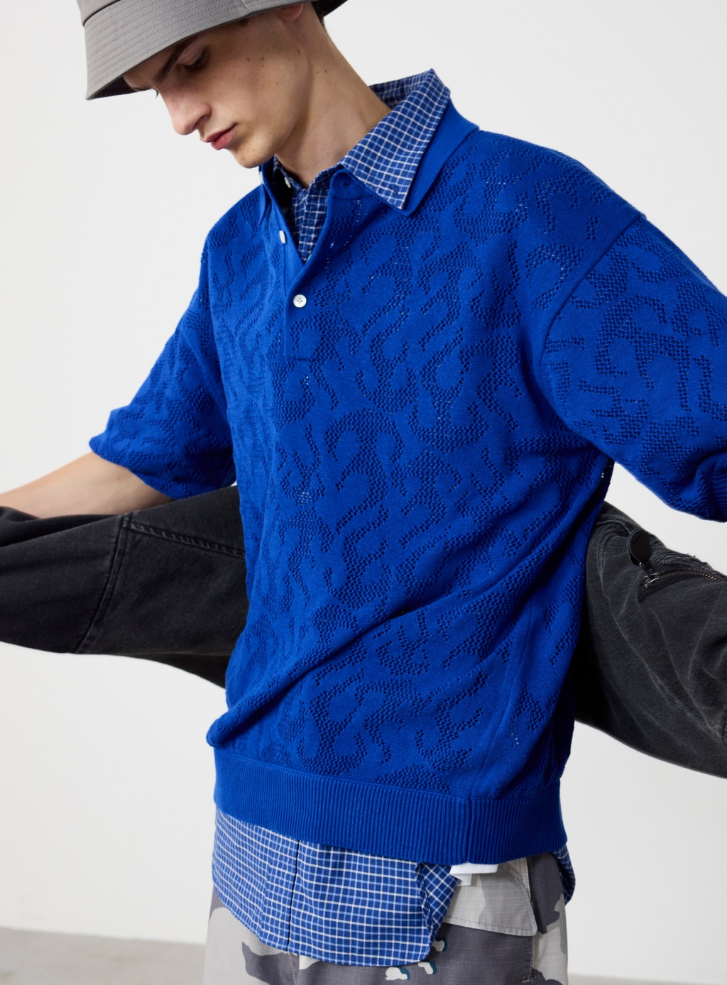 12 Gauge Fire Mesh Polo Shirt