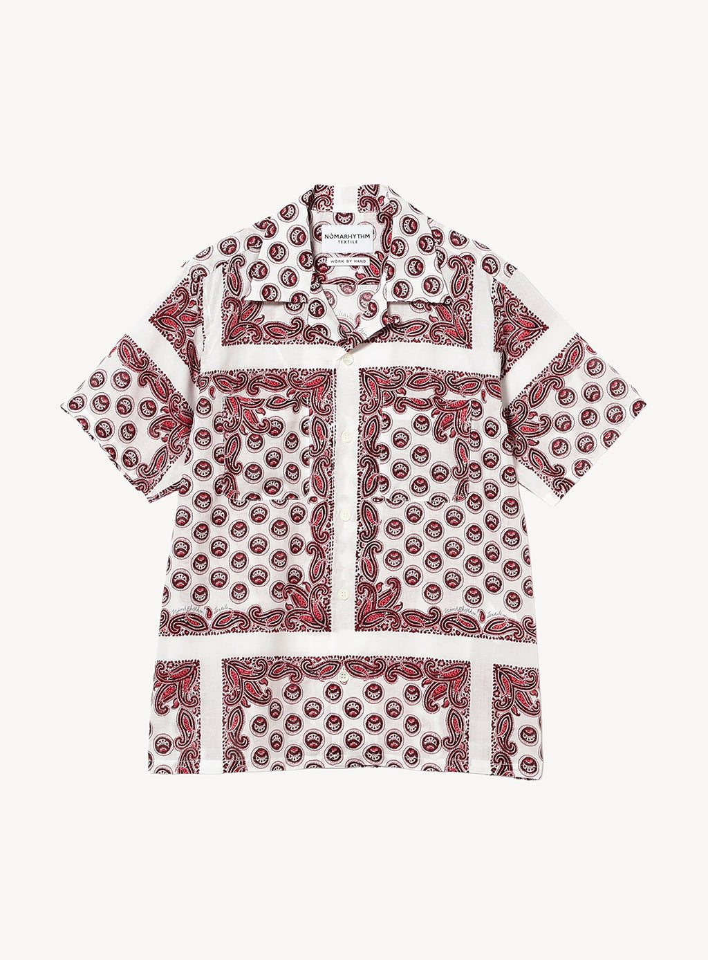 Paisley Open Collar Shirt