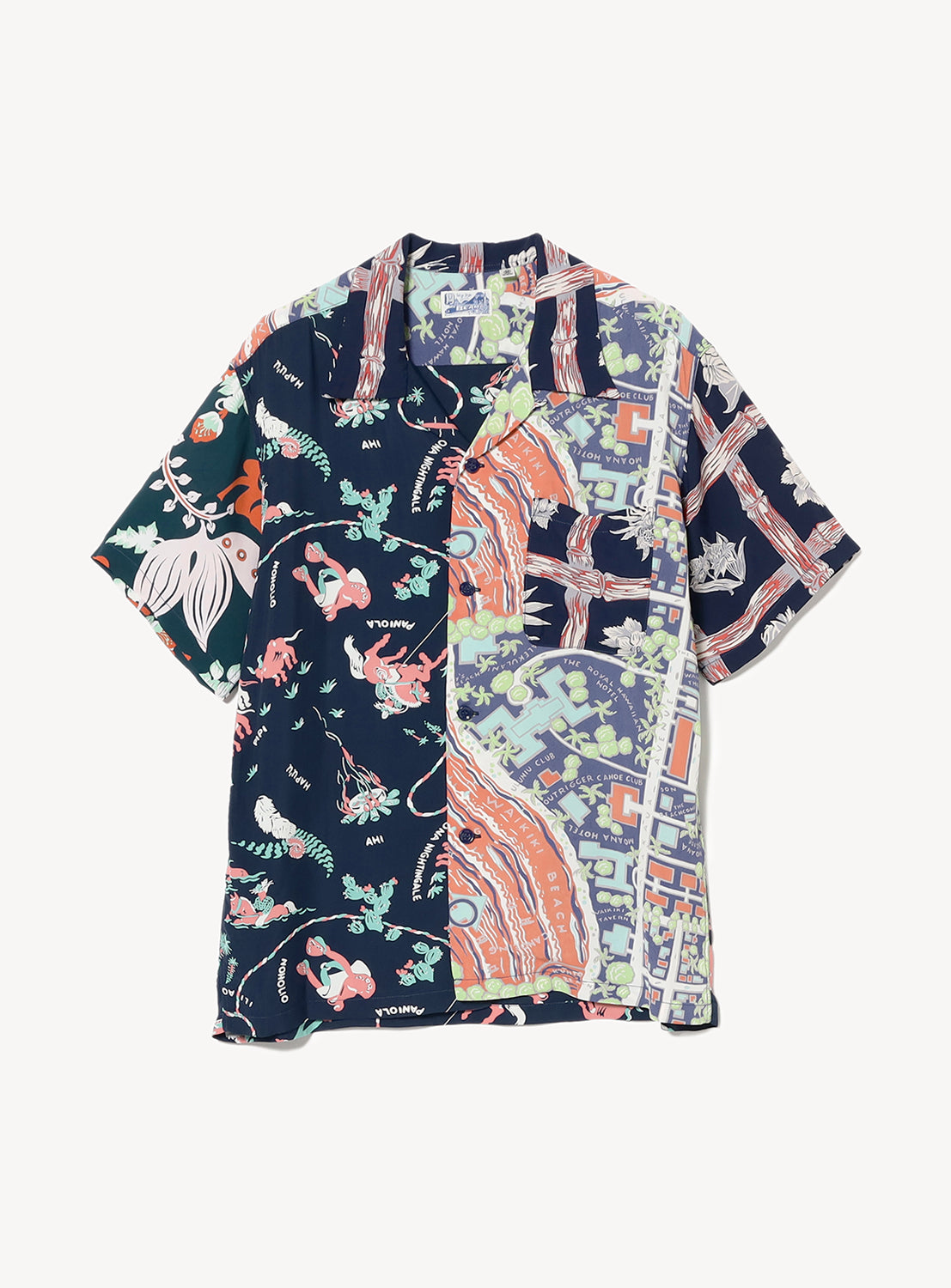 SUN SURF x BEAMS Crazy Aloha Shirt