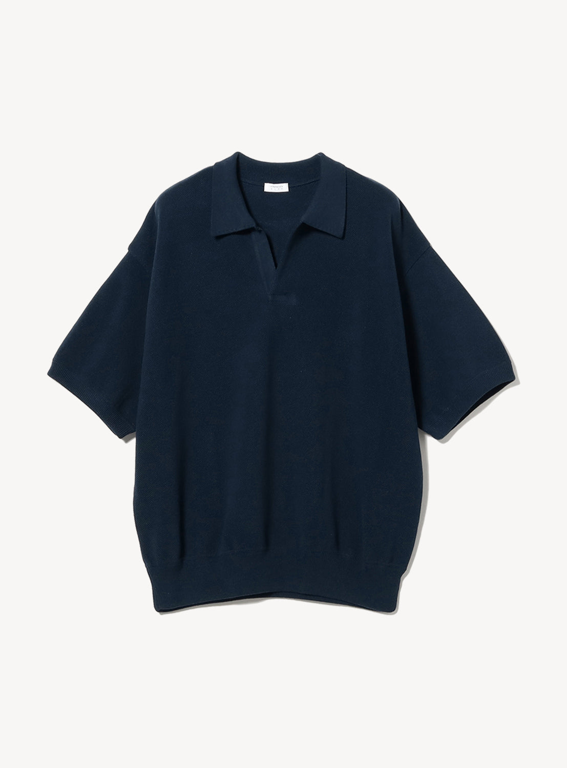 Moss Stitch Skipper Polo Shirt