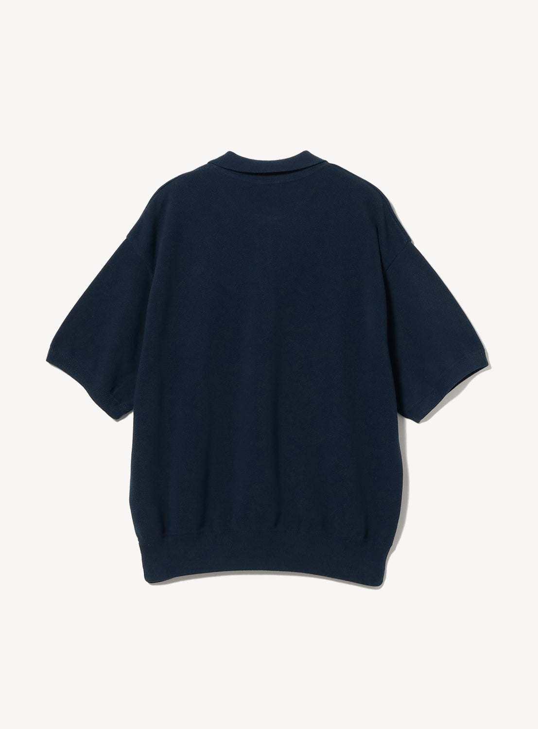 Moss Stitch Skipper Polo Shirt