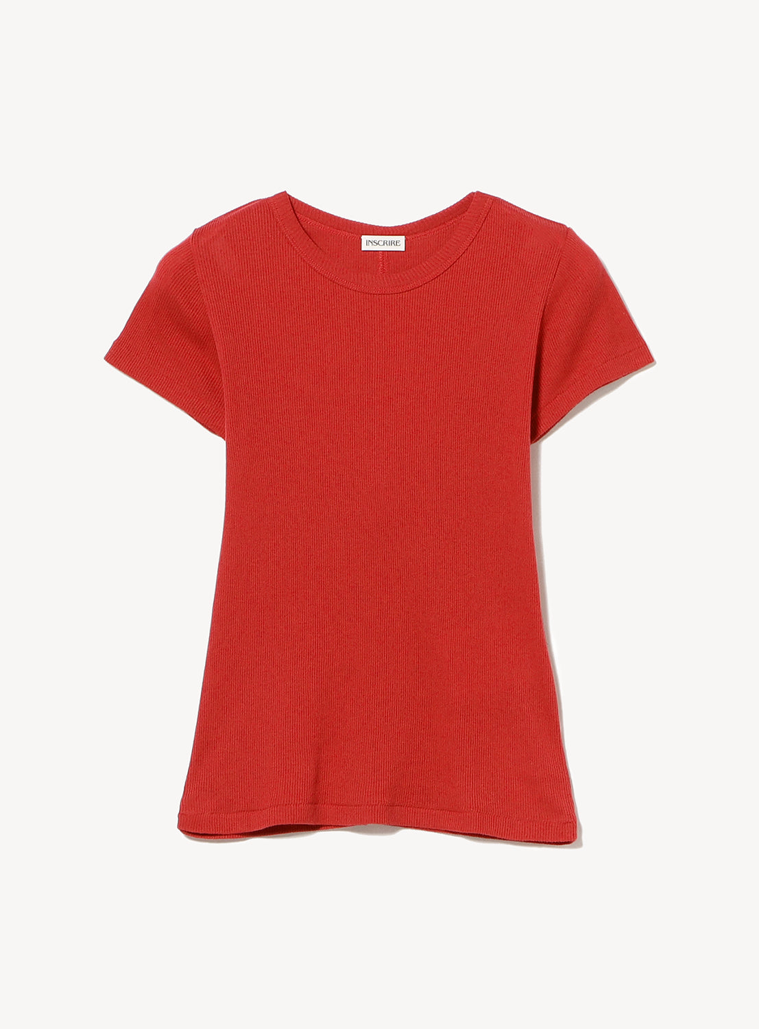 Minimalist Ribbed Cotton Tee