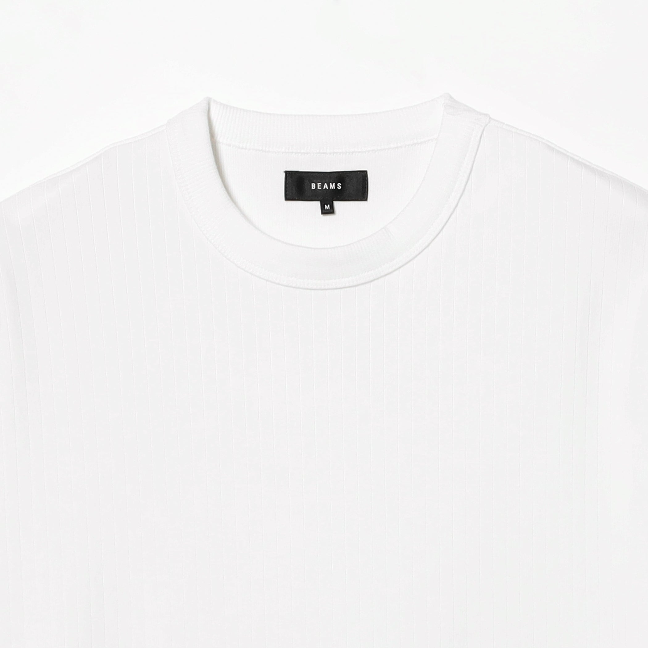 Close up of t-shirt collar.
