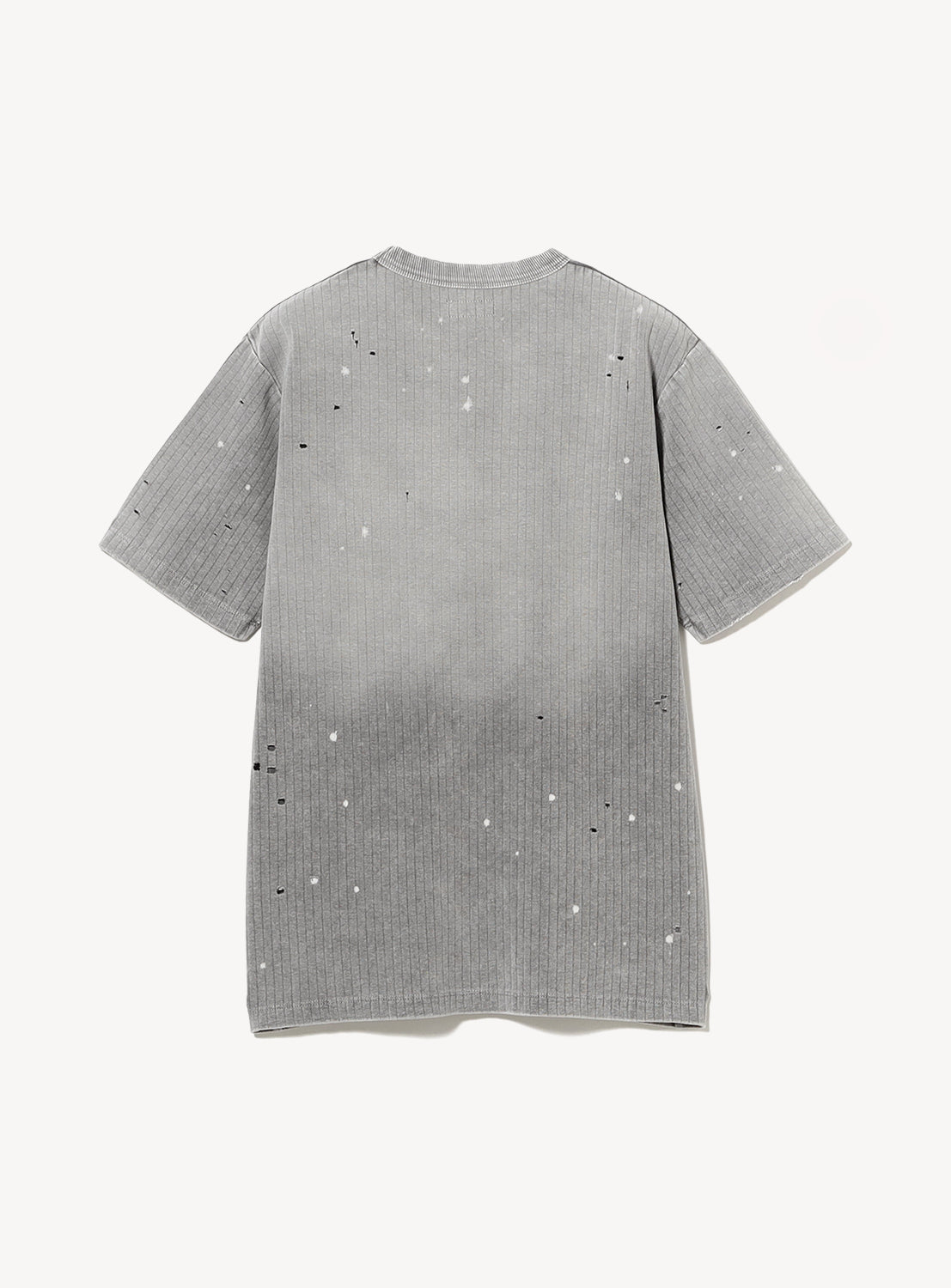 Faded Basic Fit Ribbed T-Shirt