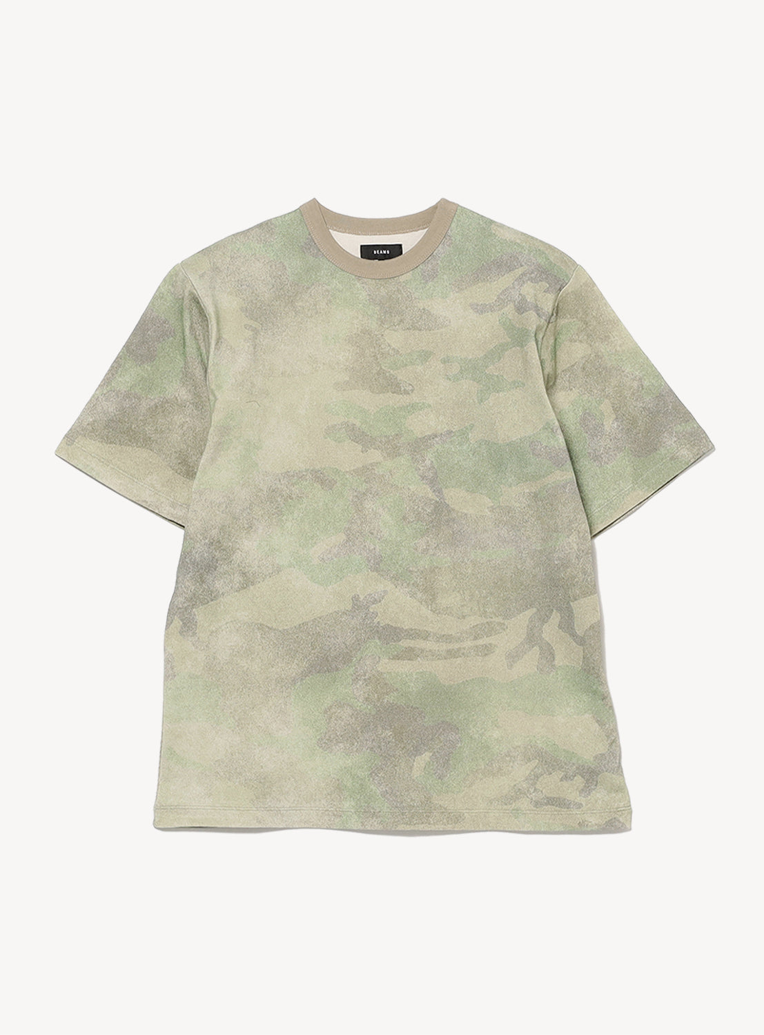 Basic Fit Camouflage Print T-Shirt